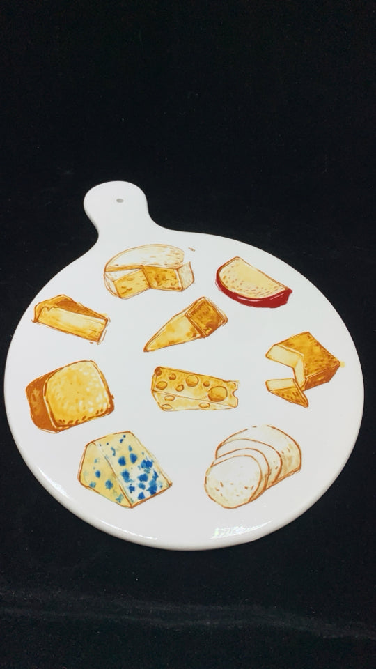 CERAMIC CHEESE CHARCUTERIE BOARD.