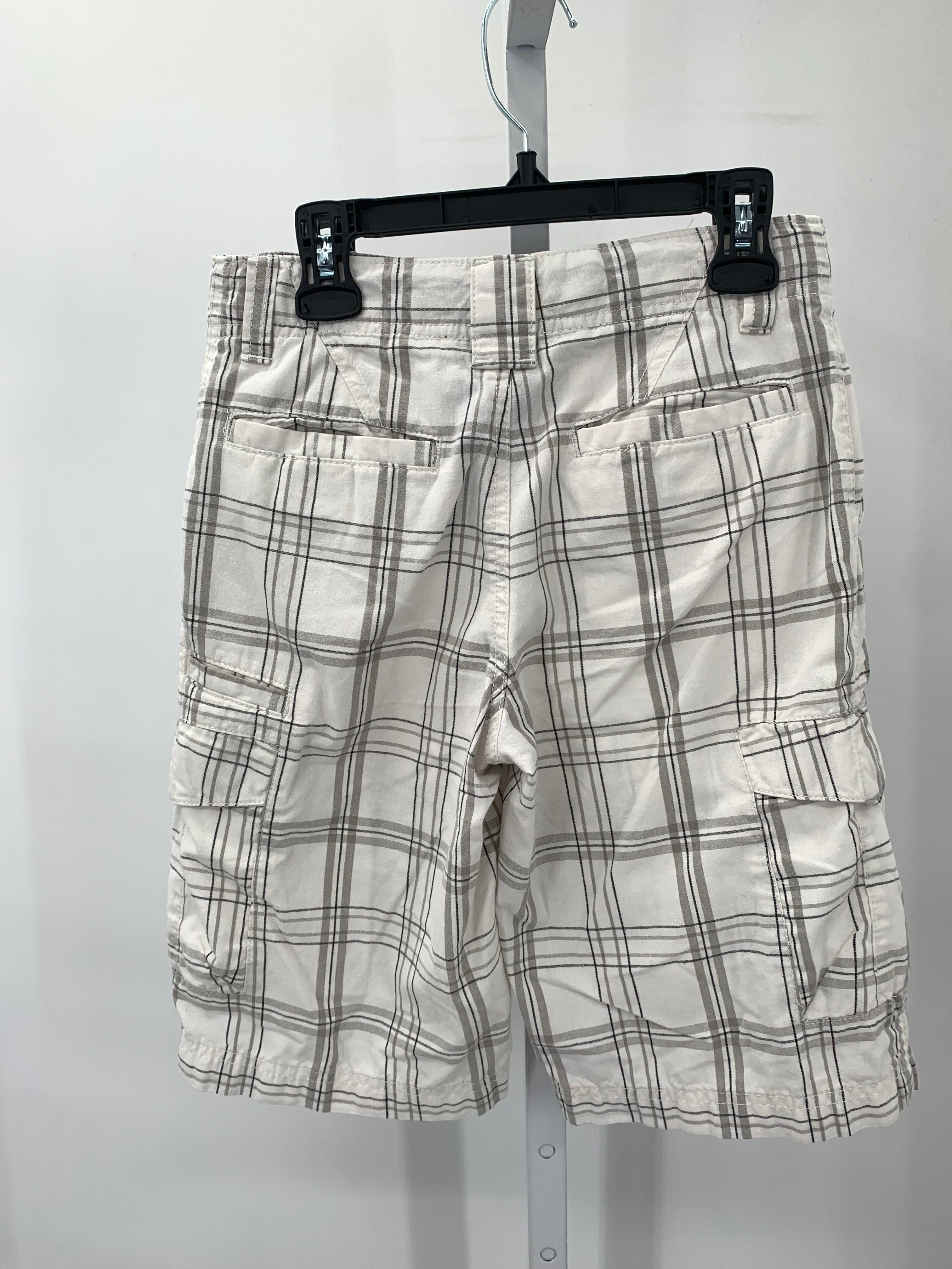 PLAID ADJ WAIST