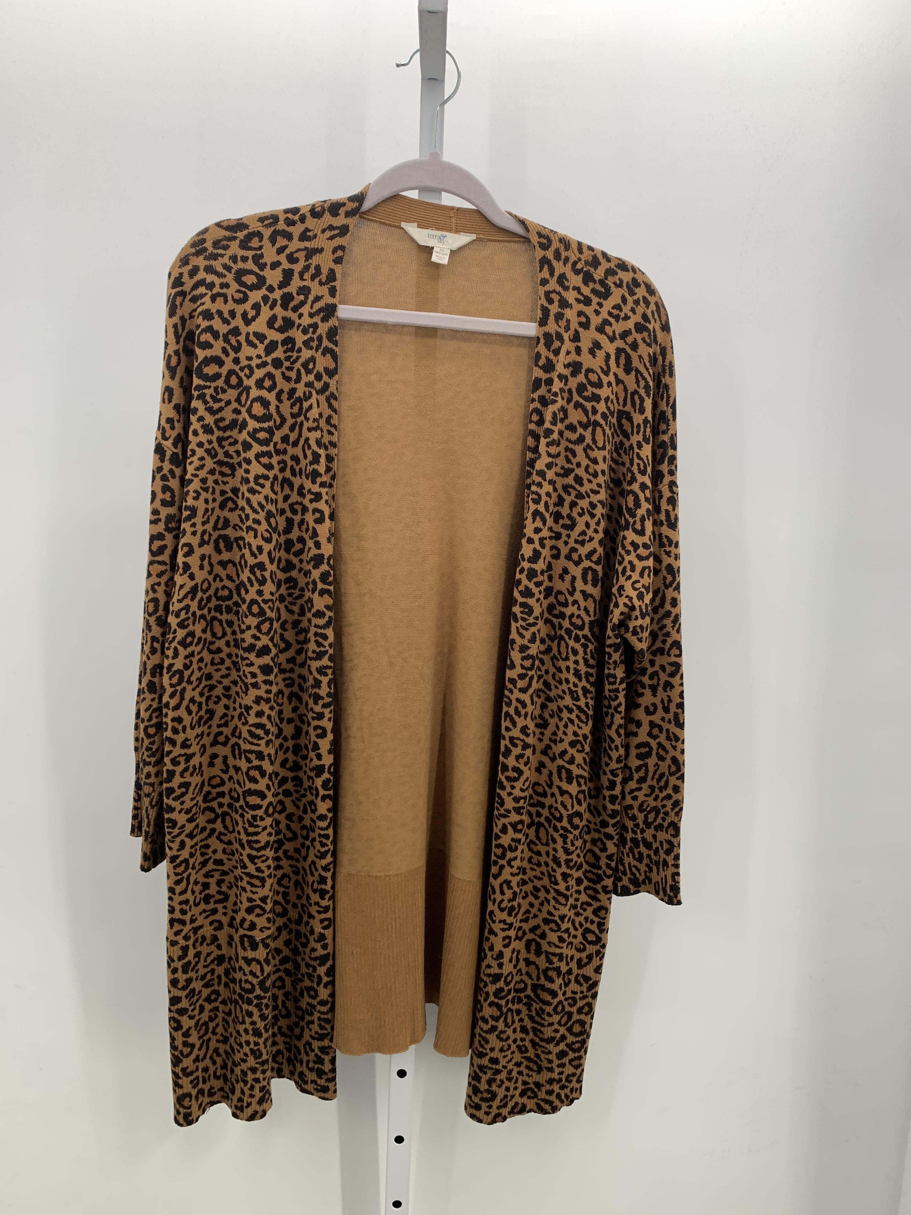 Terra & Sky Size 1X Womens Cardigan