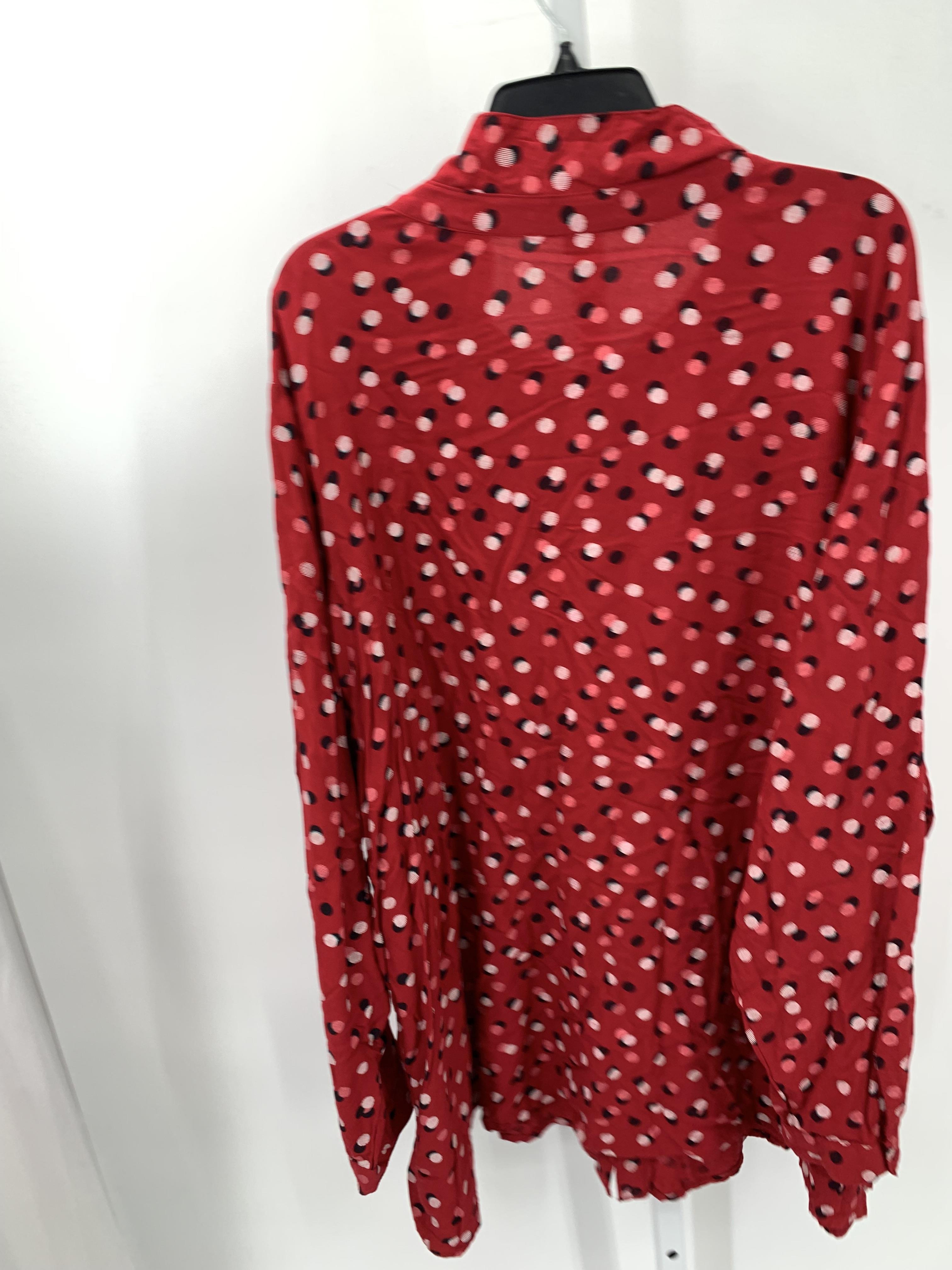 Woman Within Size 4X Womens Long Sleeve Shirt