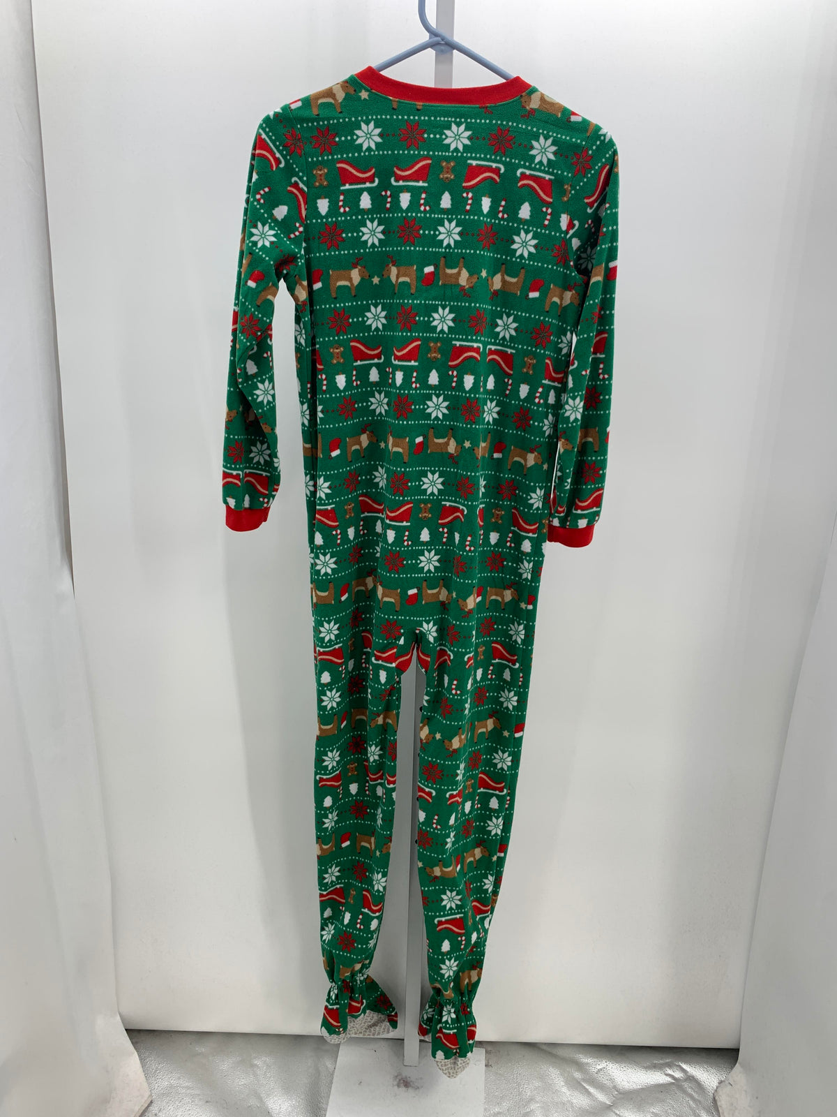FLEECE SLEEPER REINDEER SNOWFLAKES SLEIGHT