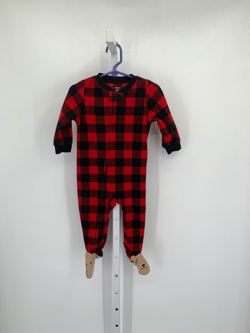 BLACK CHECKERED FLEECE