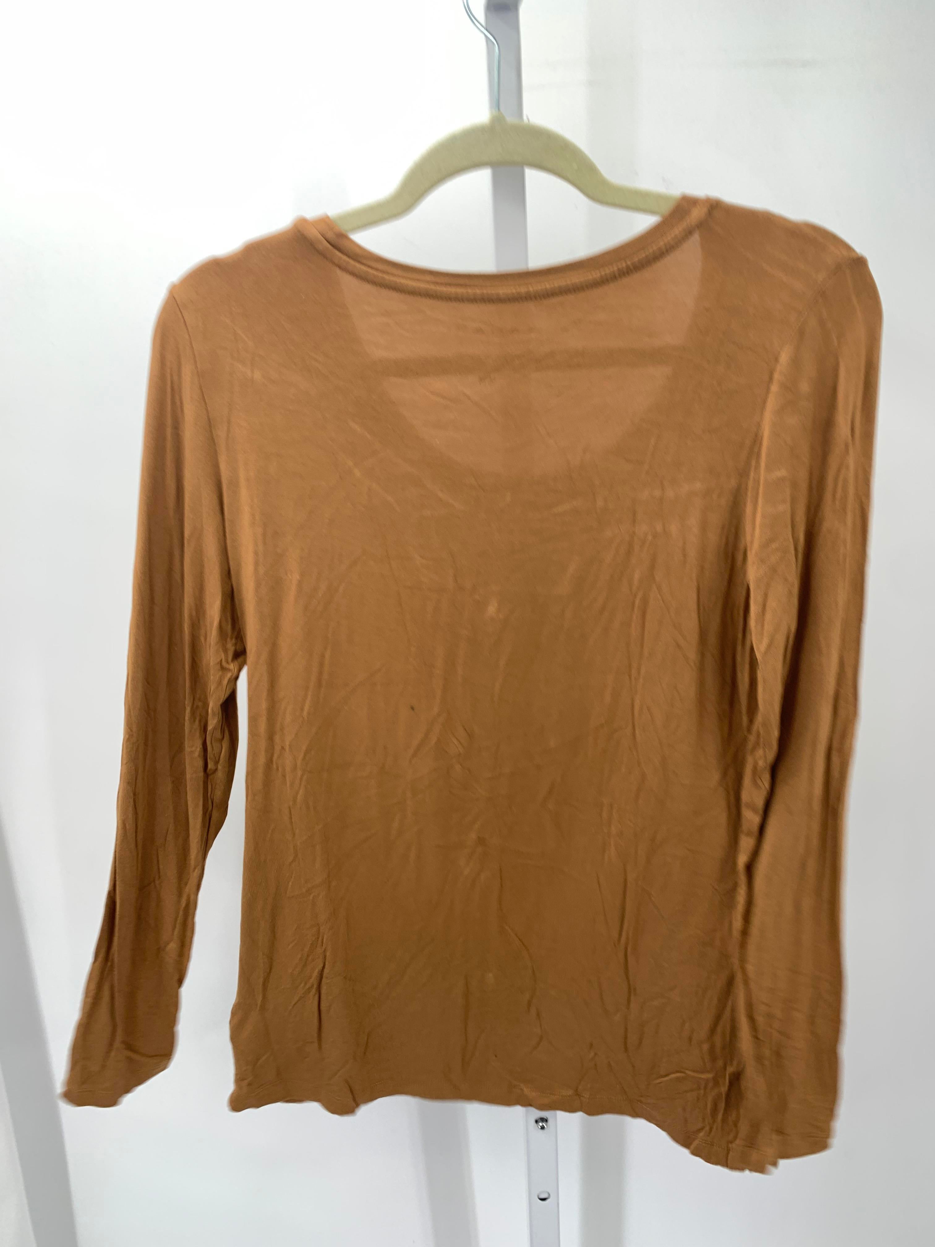Tahari Size Medium Misses Long Sleeve Shirt