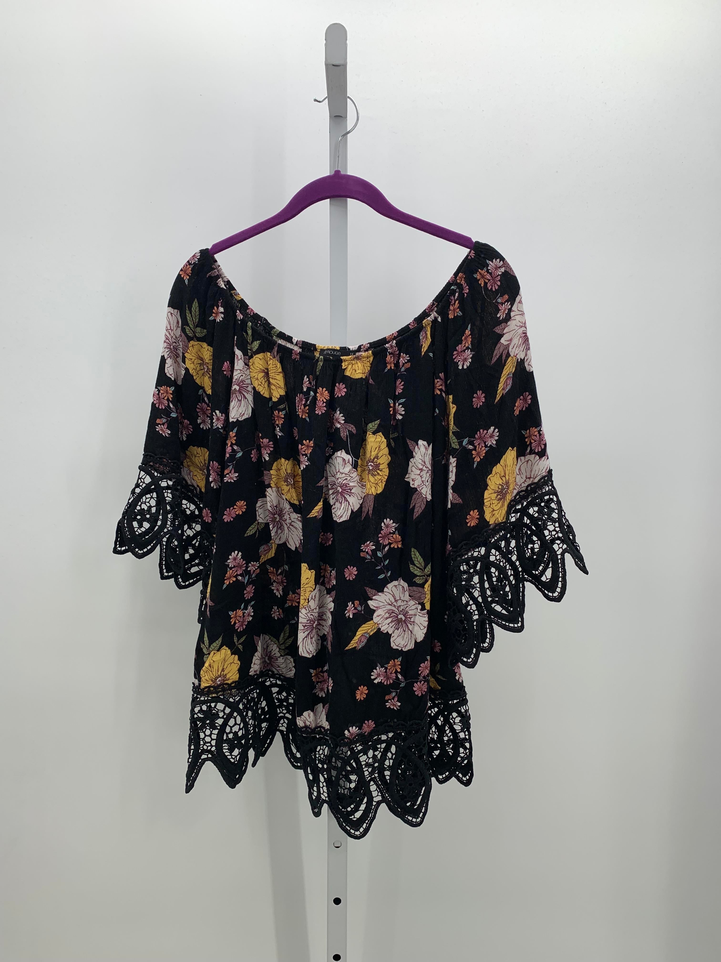 Size 1X Womens Short Sleeve Shirt