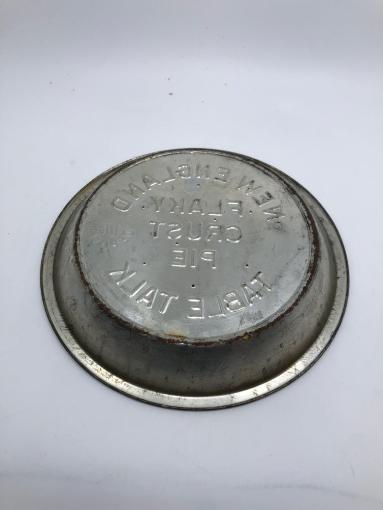 VTG TABLE TALK PIE DISH.