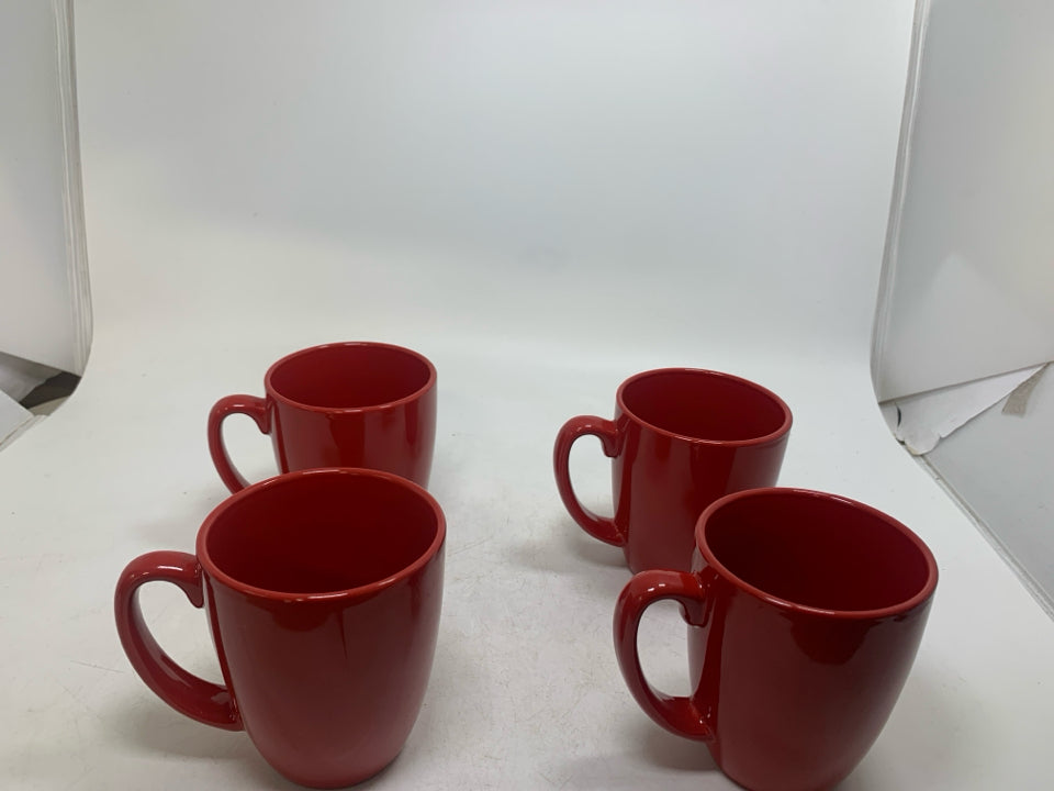 4 CERAMIC MUGS.