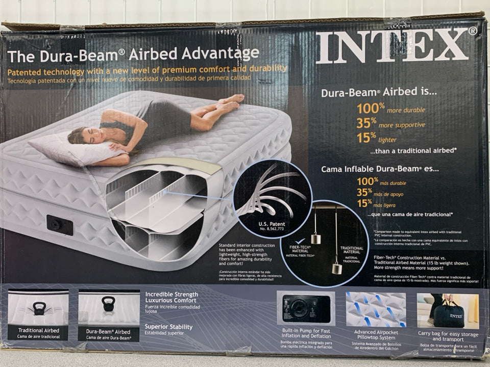 NIB INTEX SUPREME AIRFLOW QUEEN AIRBED.