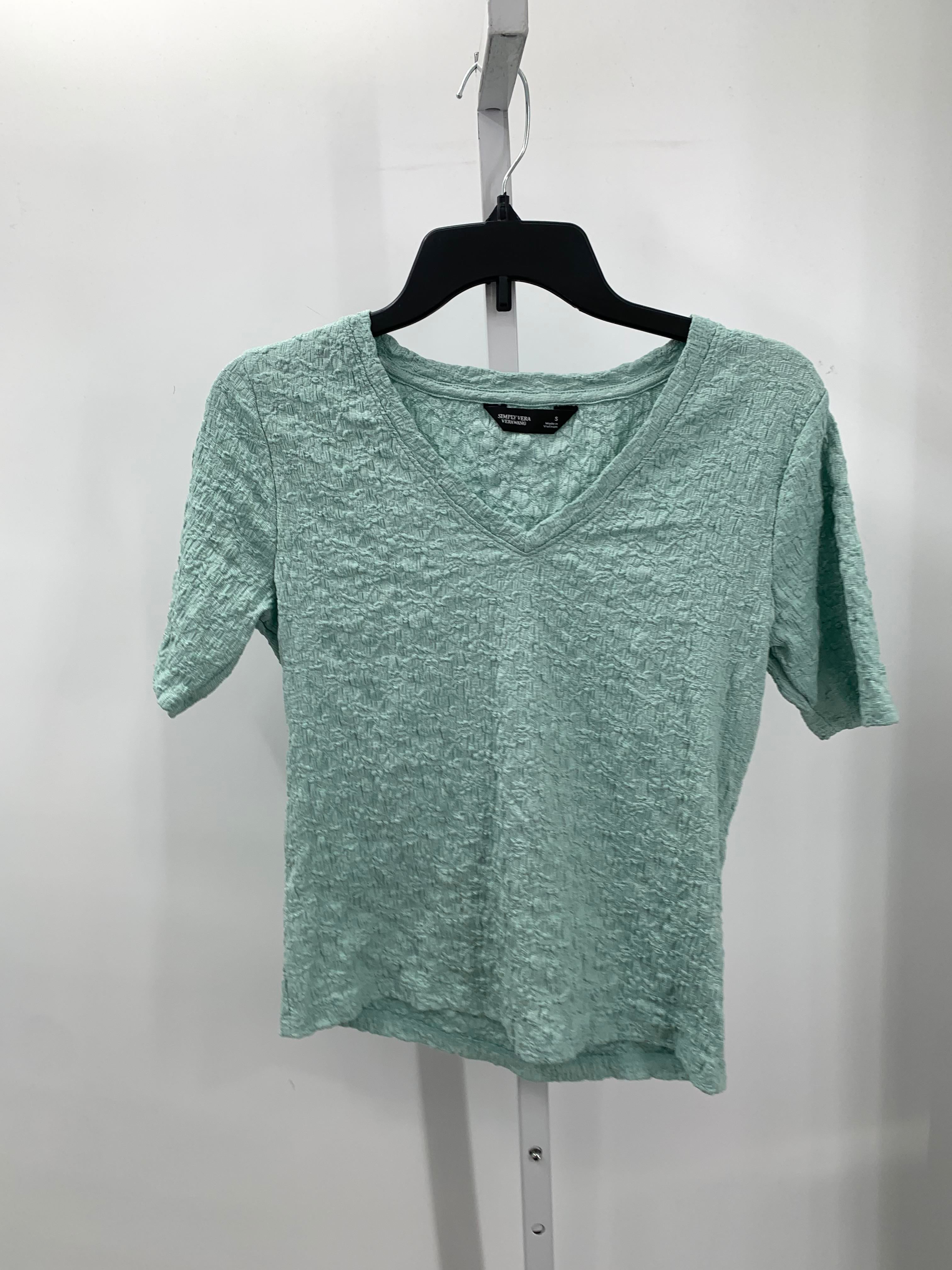 Vera Wang Size Small Misses Short Sleeve Shirt