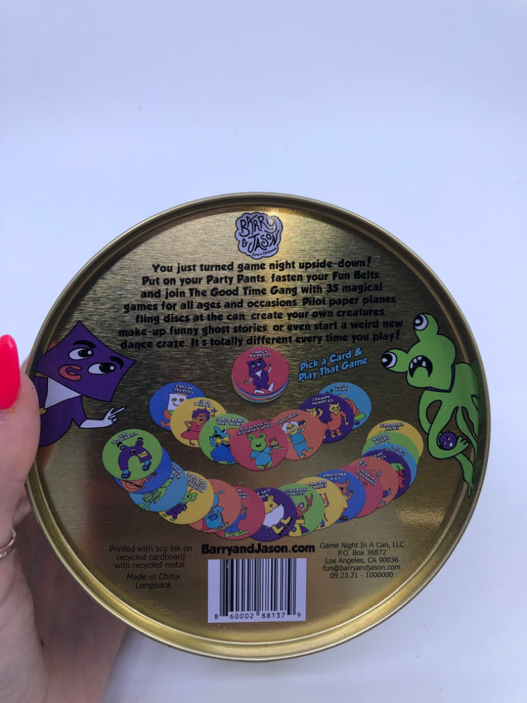 NEW GAME NIGHT IN A CAN