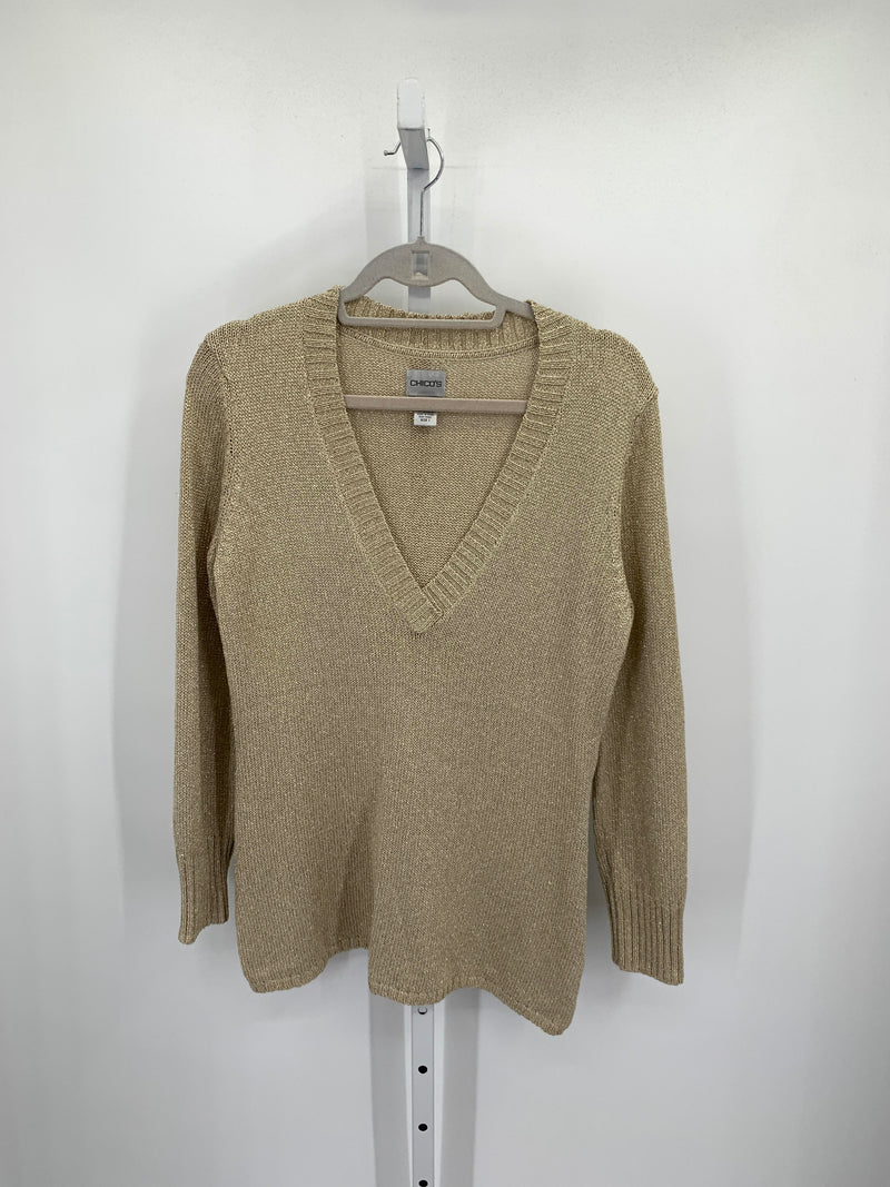 Chico's Size Small Misses Long Slv Sweater