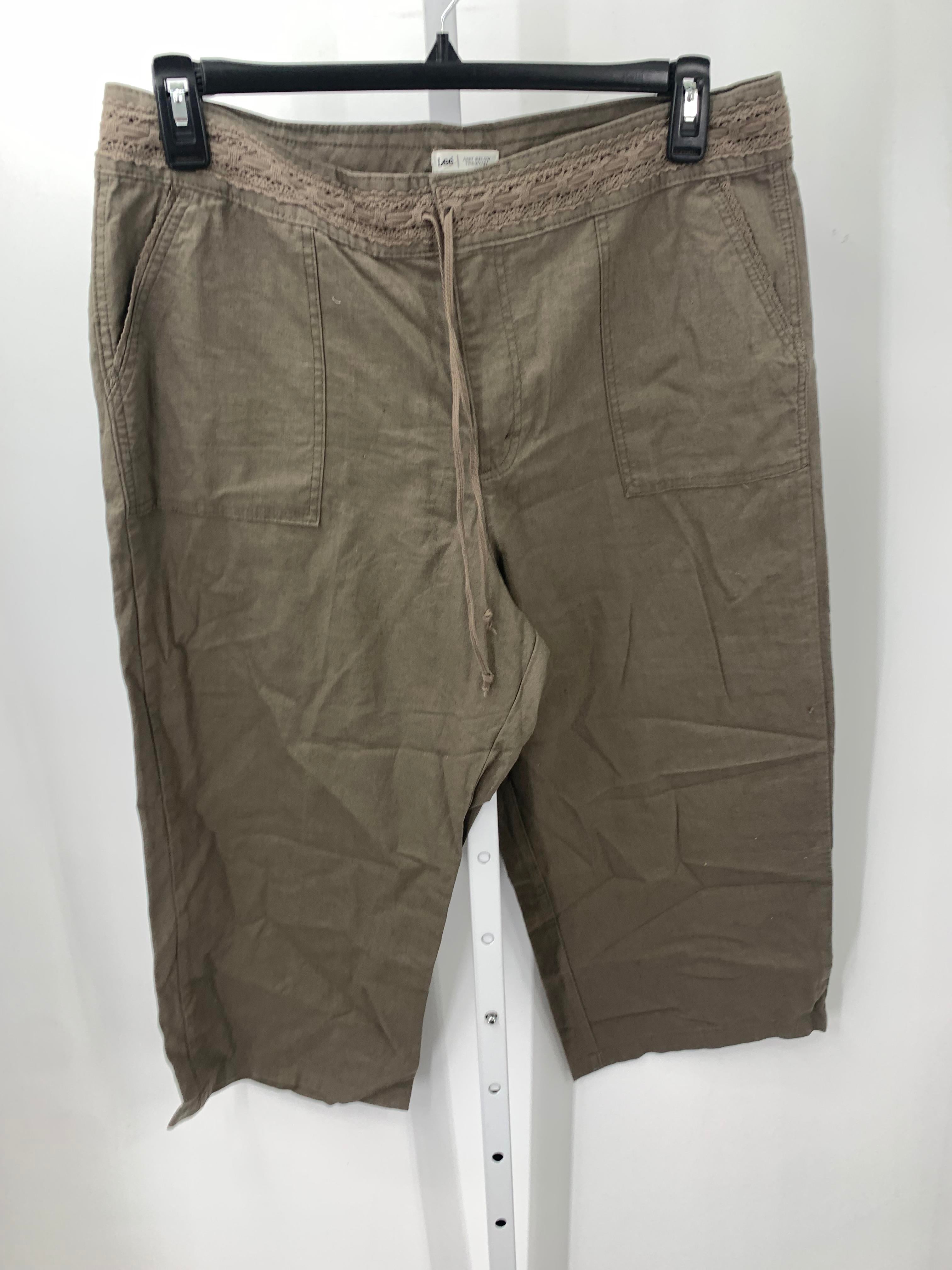 Lee Size 18 Misses Capri Pants