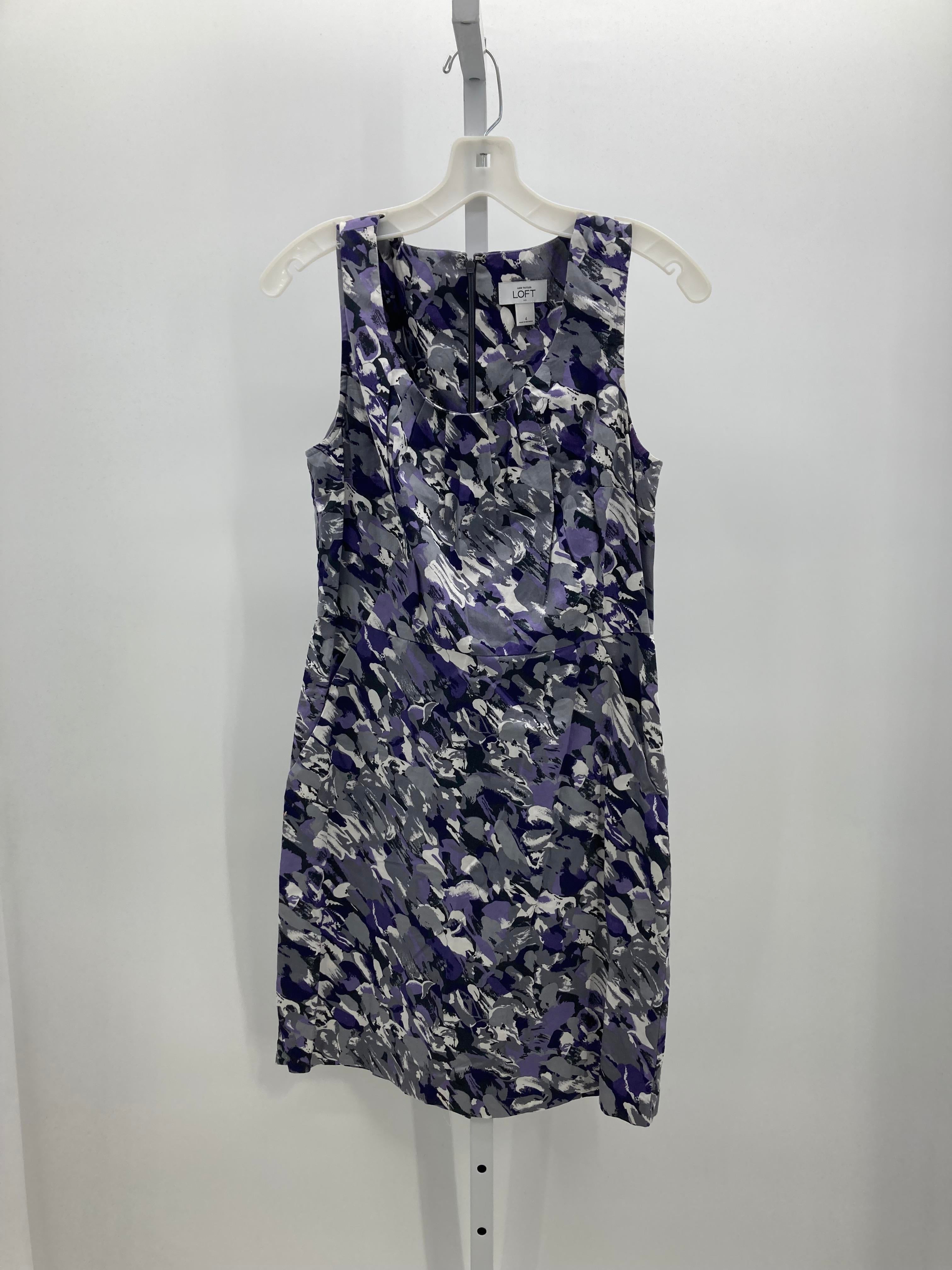 Loft Size 4 Misses Sleeveless Dress