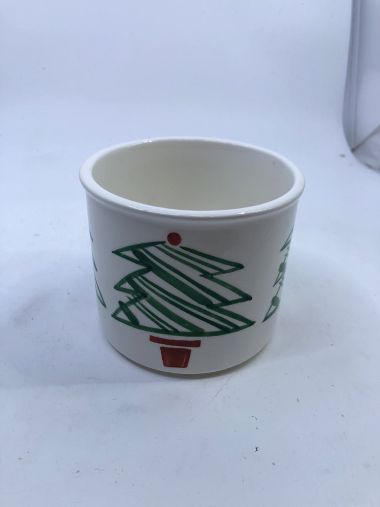 CHRISTMAS TREE MUG- CRATE & BARREL.