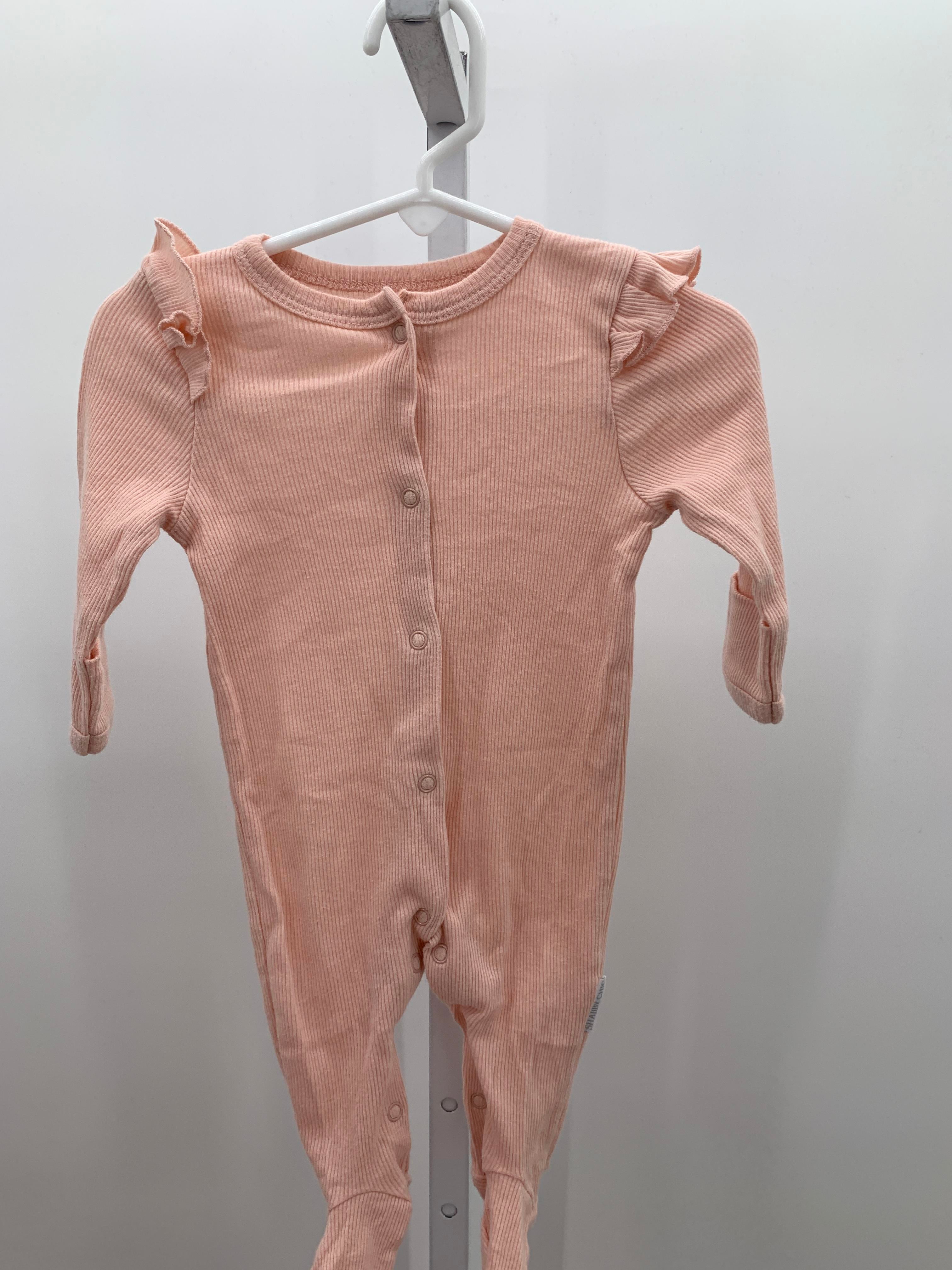 Shabby Chic Size 3-6 Months Girls Long Slv. Romper