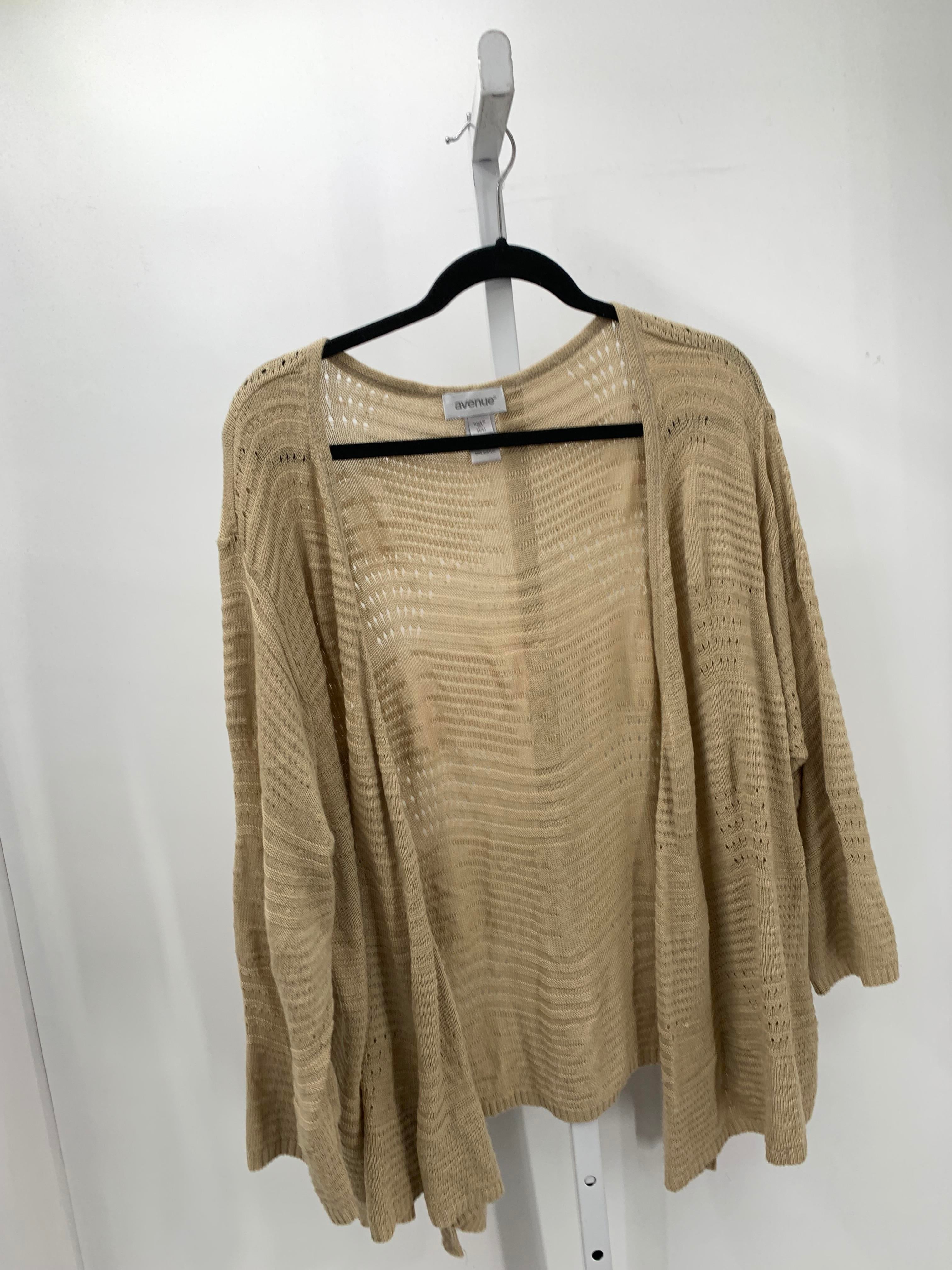 Avenue Size 22/24 W Womens Cardigan