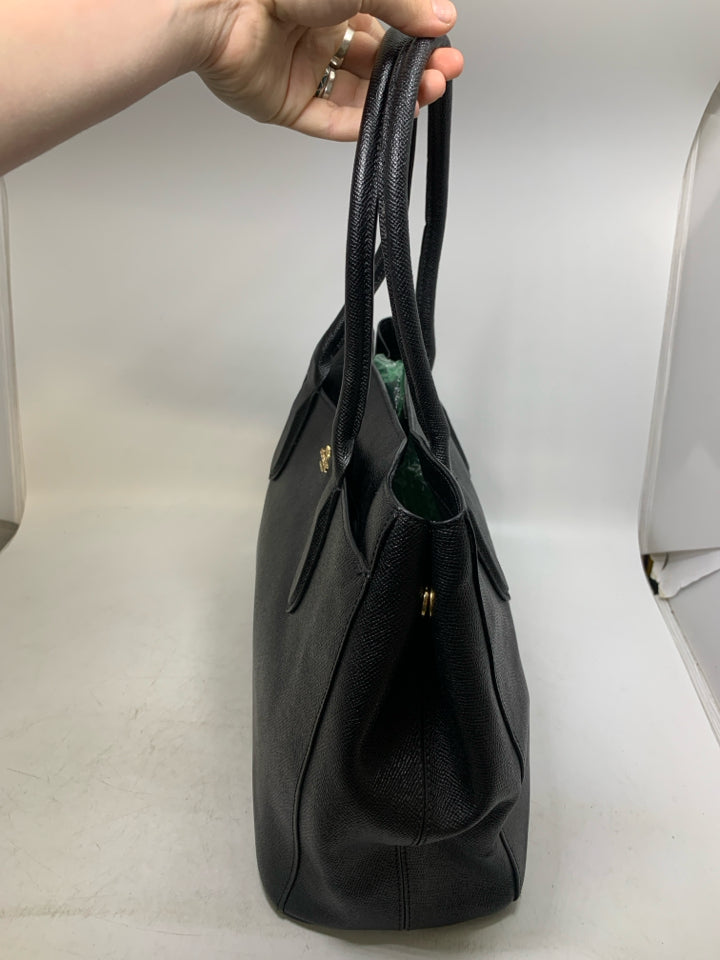 Coach Bailey Carryall Crossgrain Leather Shoulder Bag