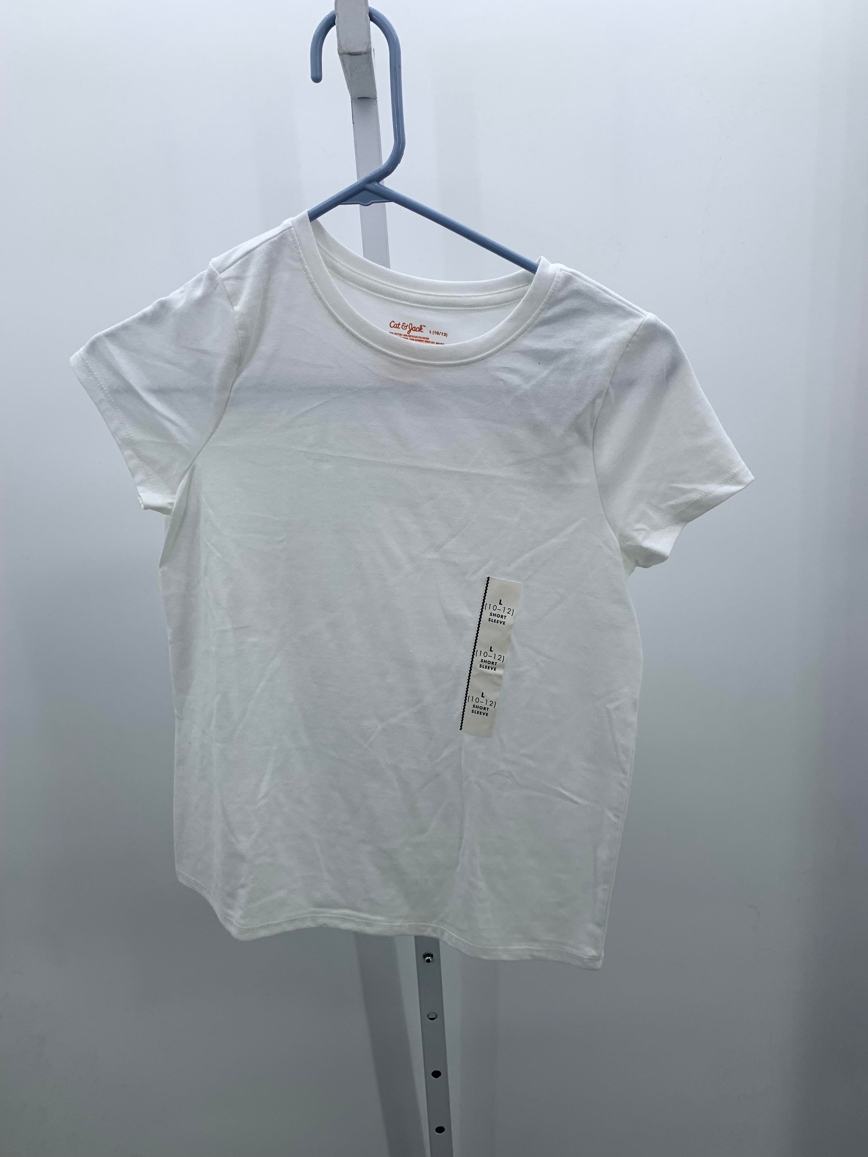 Cat & Jack Size 10-12 Girls Short Sleeve Shirt
