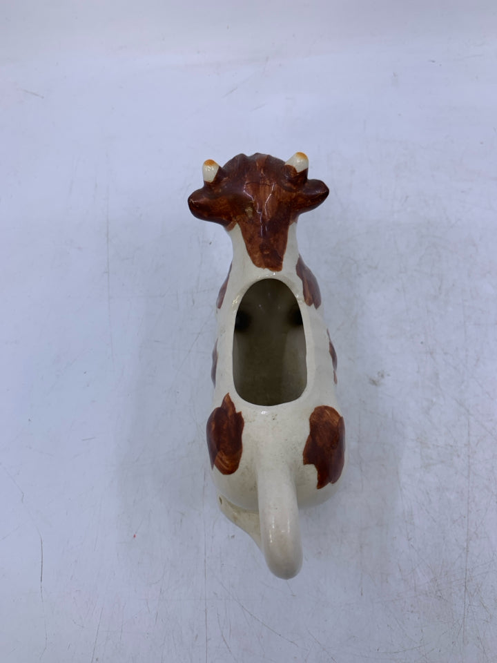 VTG COW WITH BROWN SPOTS CREAMER- JAPAN
