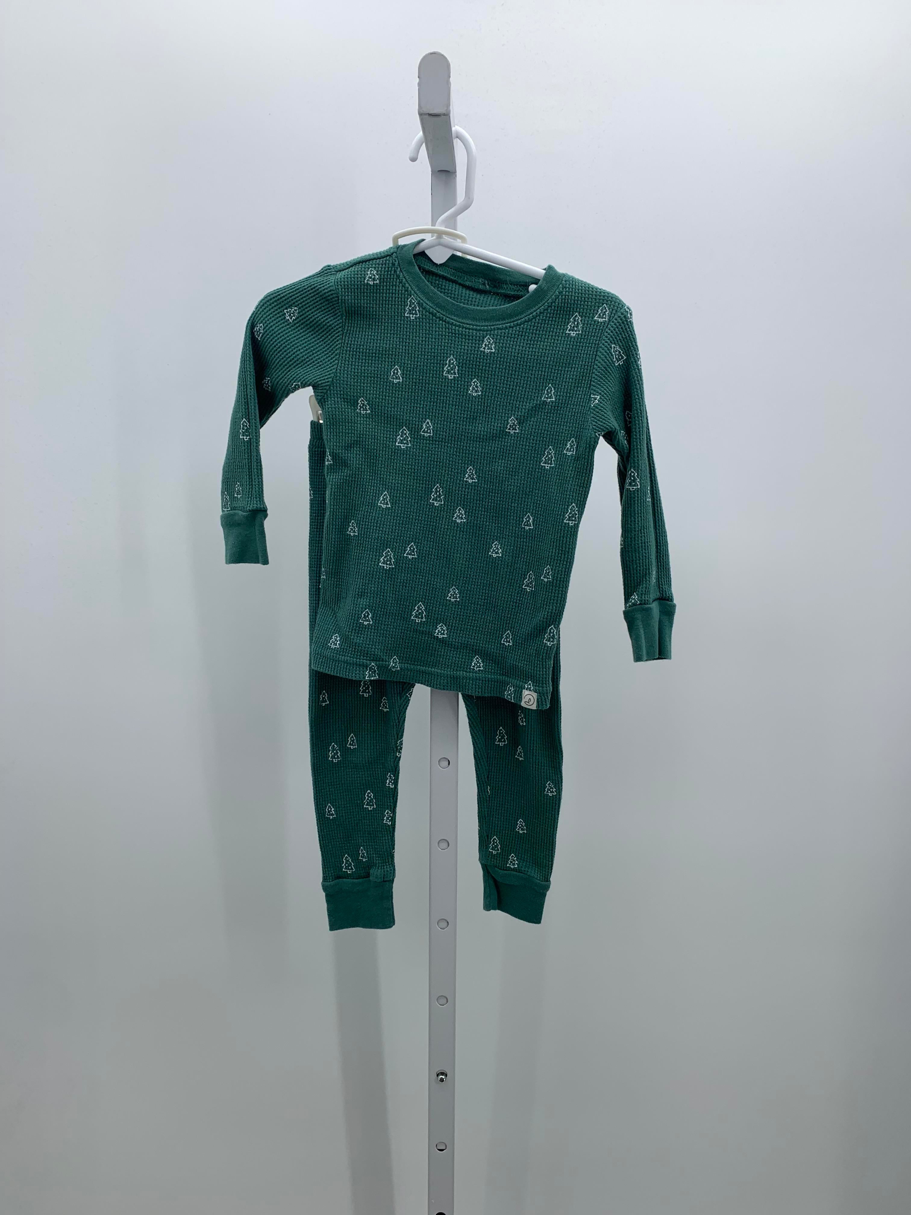 PJS WAFFLE KNIT WHITE TREES
