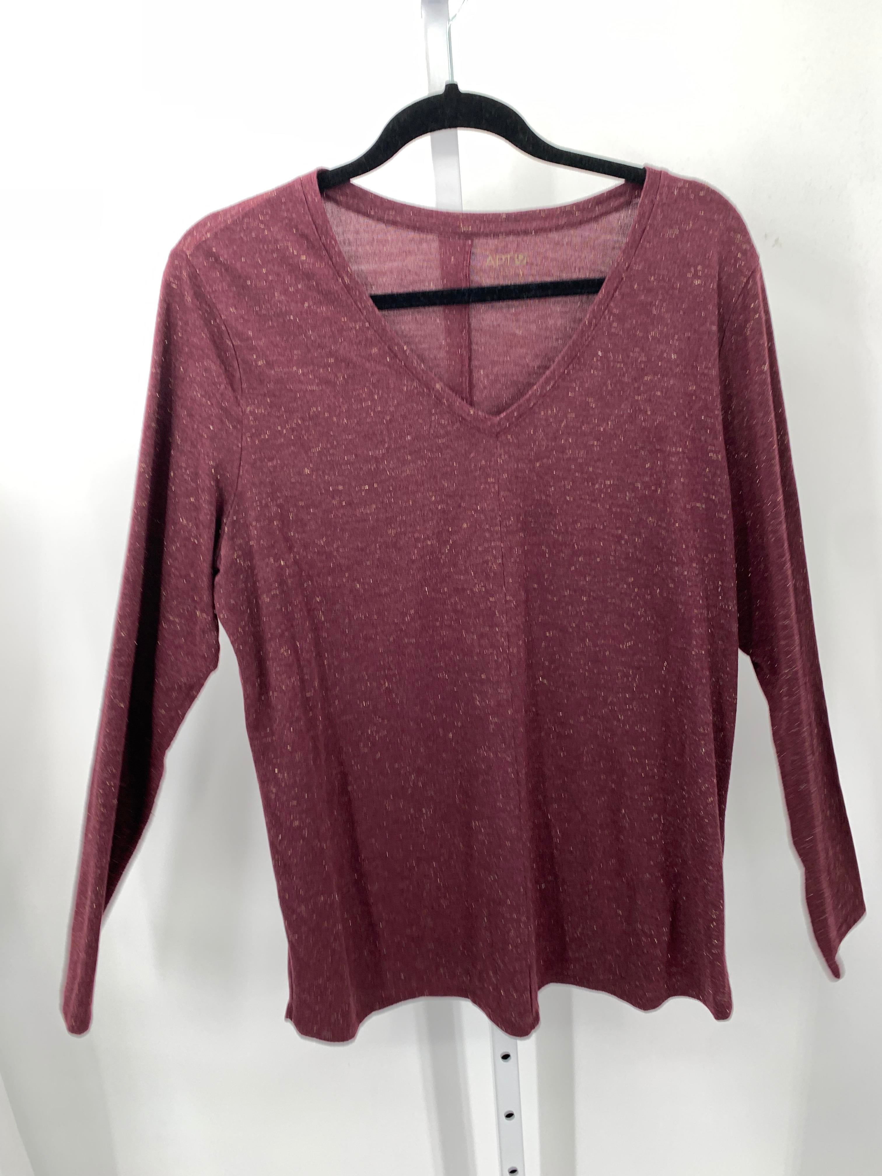 Apt. 9 Size Extra Large Misses Long Sleeve Shirt