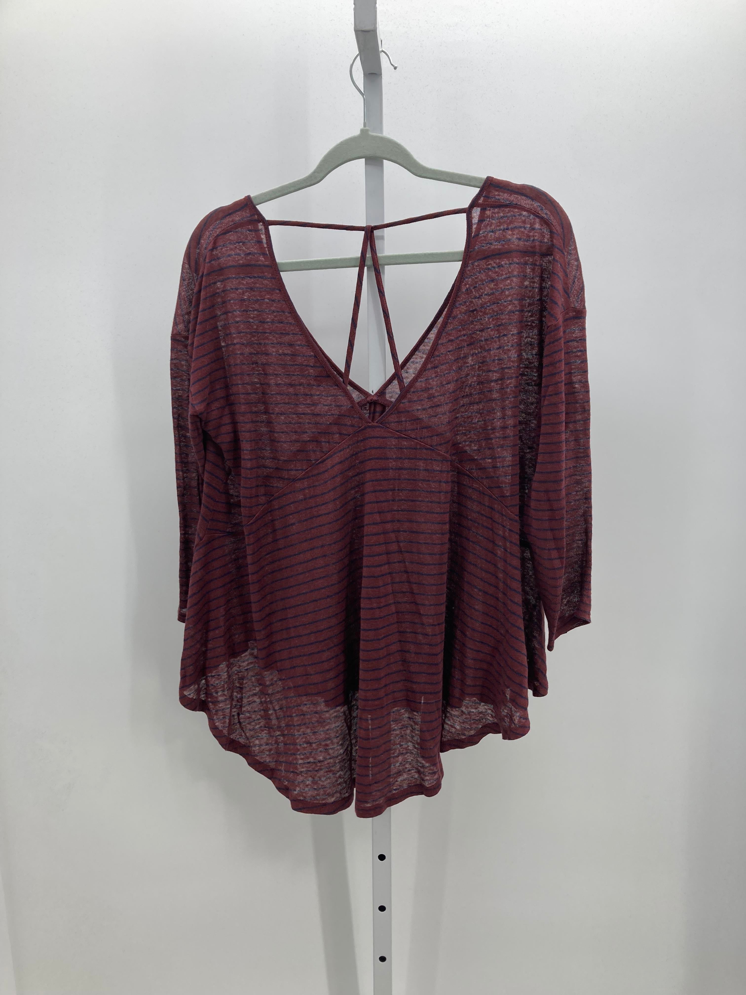 Lucky Brand Size Medium Misses 3/4 Sleeve Sweater
