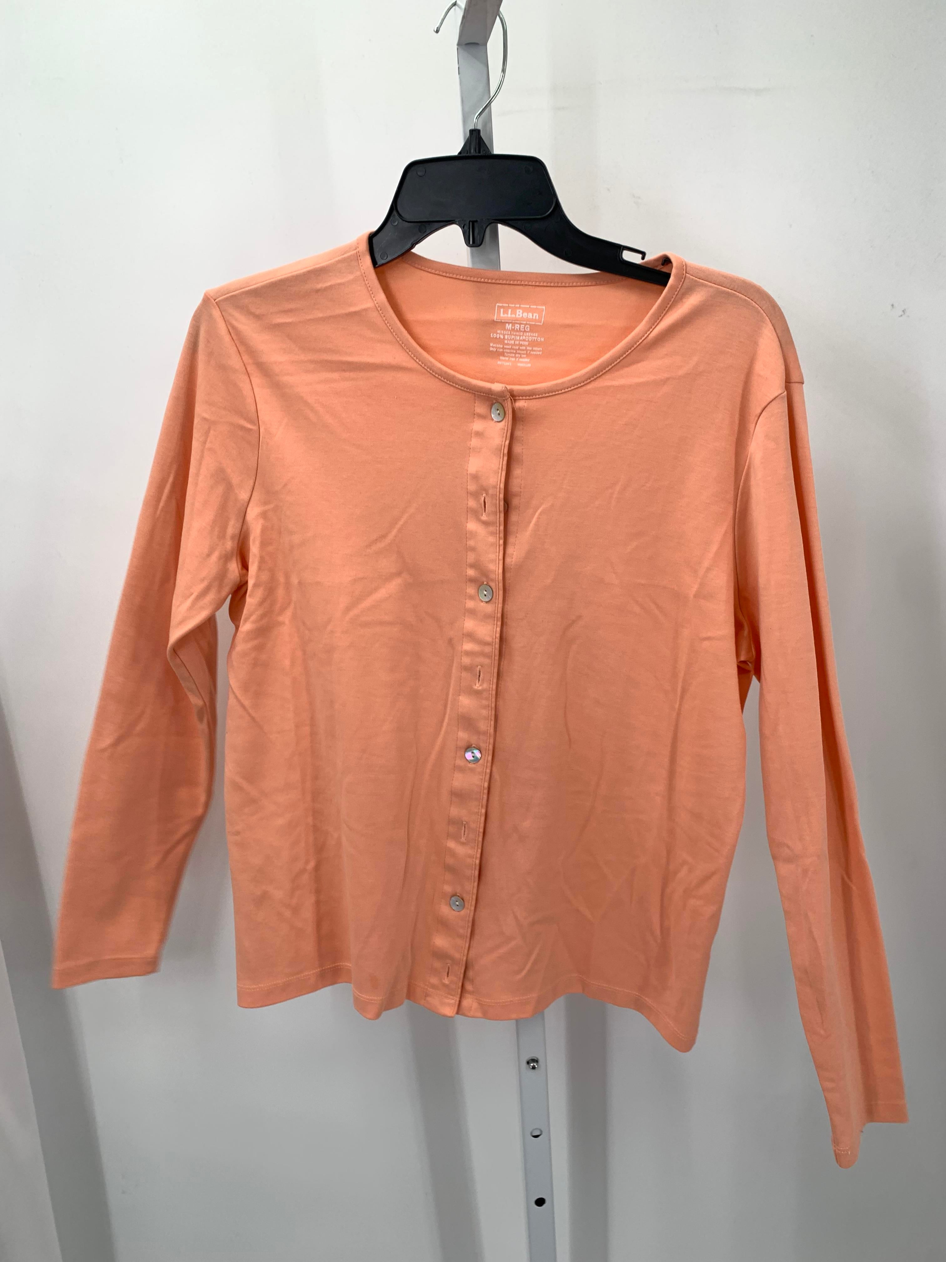 LL Bean Size Medium Misses Long Sleeve Shirt