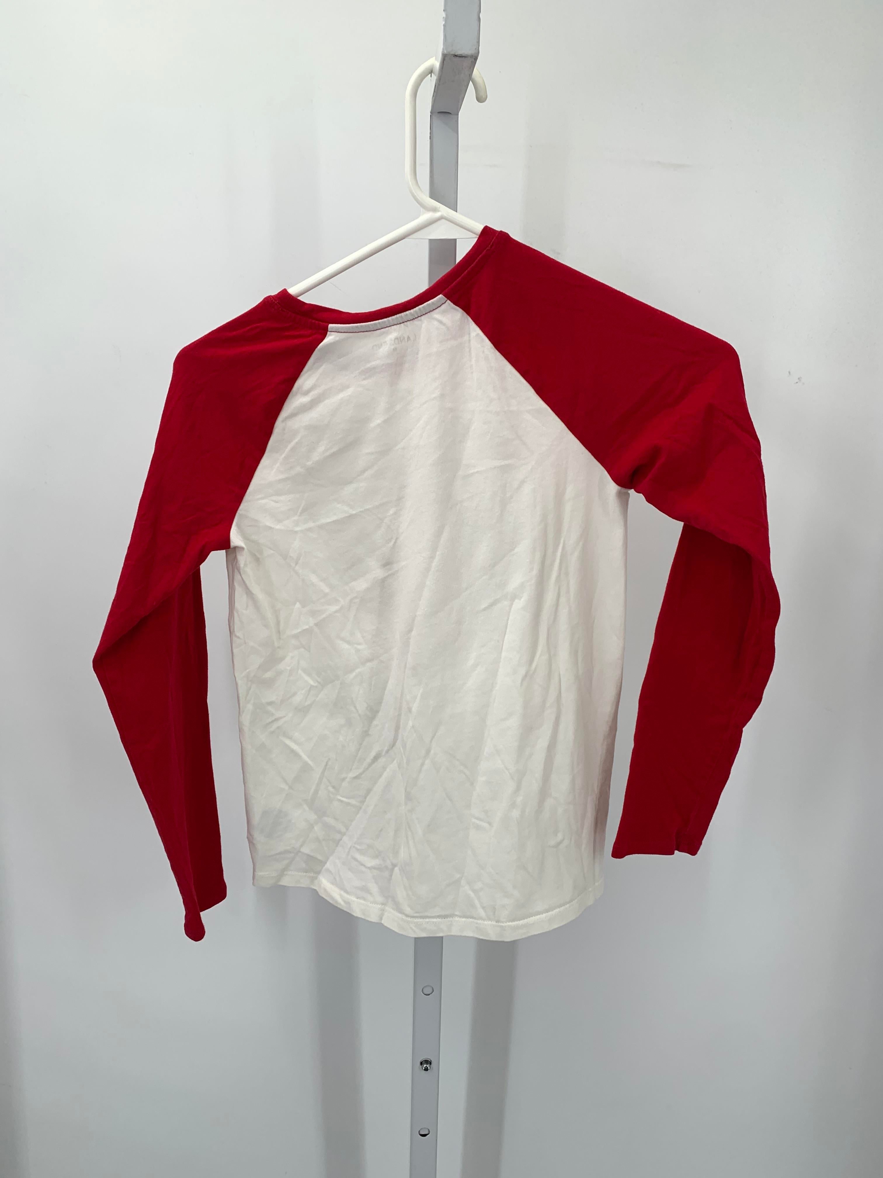 Lands End Size 10-12 Girls Long Sleeve Shirt