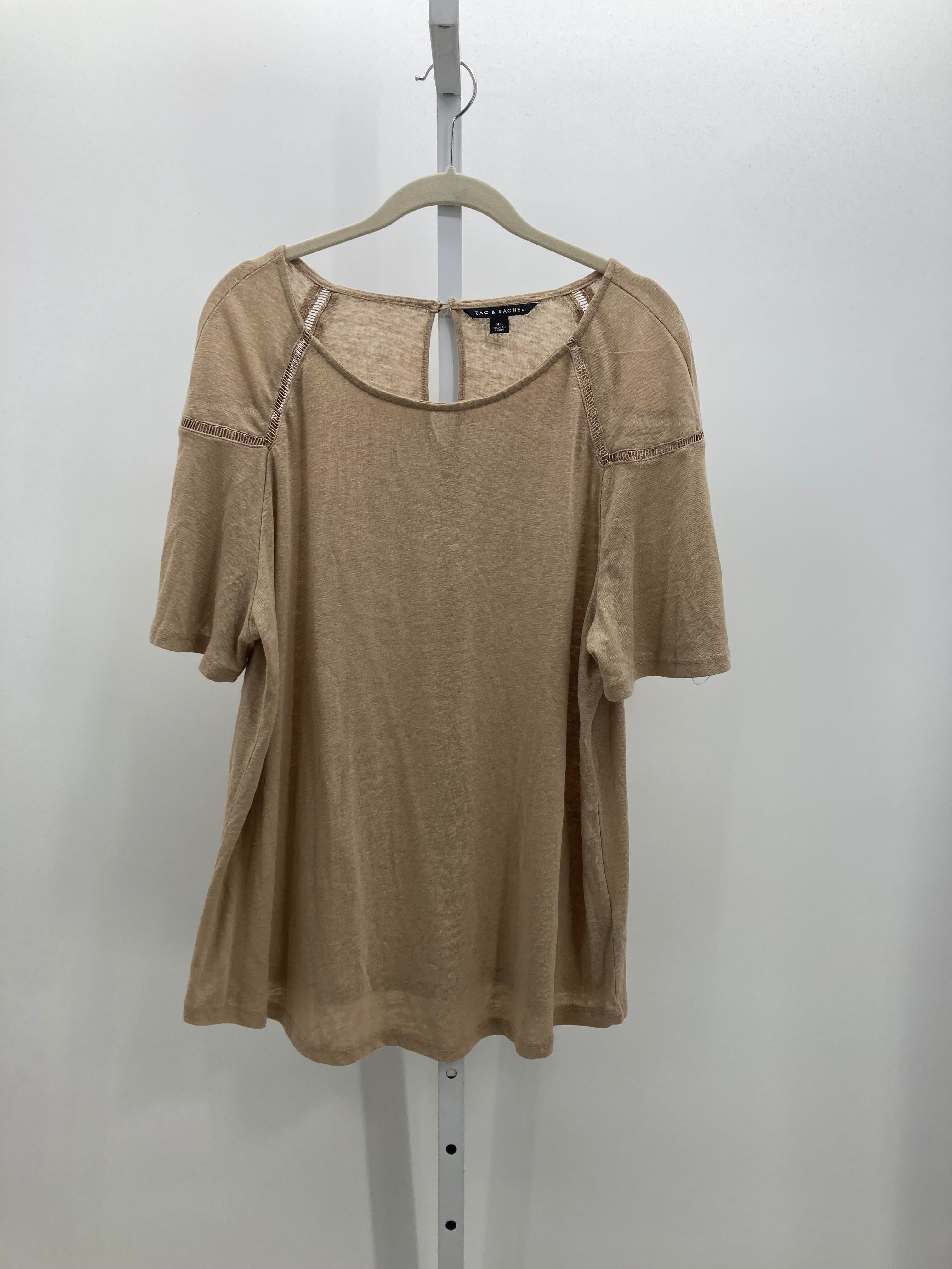 Zac & Rachel Size Extra Large Misses Short Sleeve Shirt