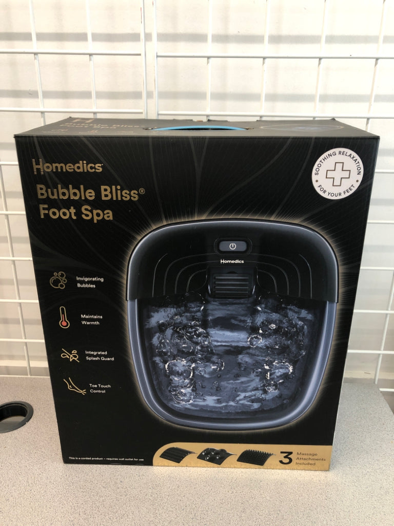 NIB BUBBLE BLISS FOOT SPA.