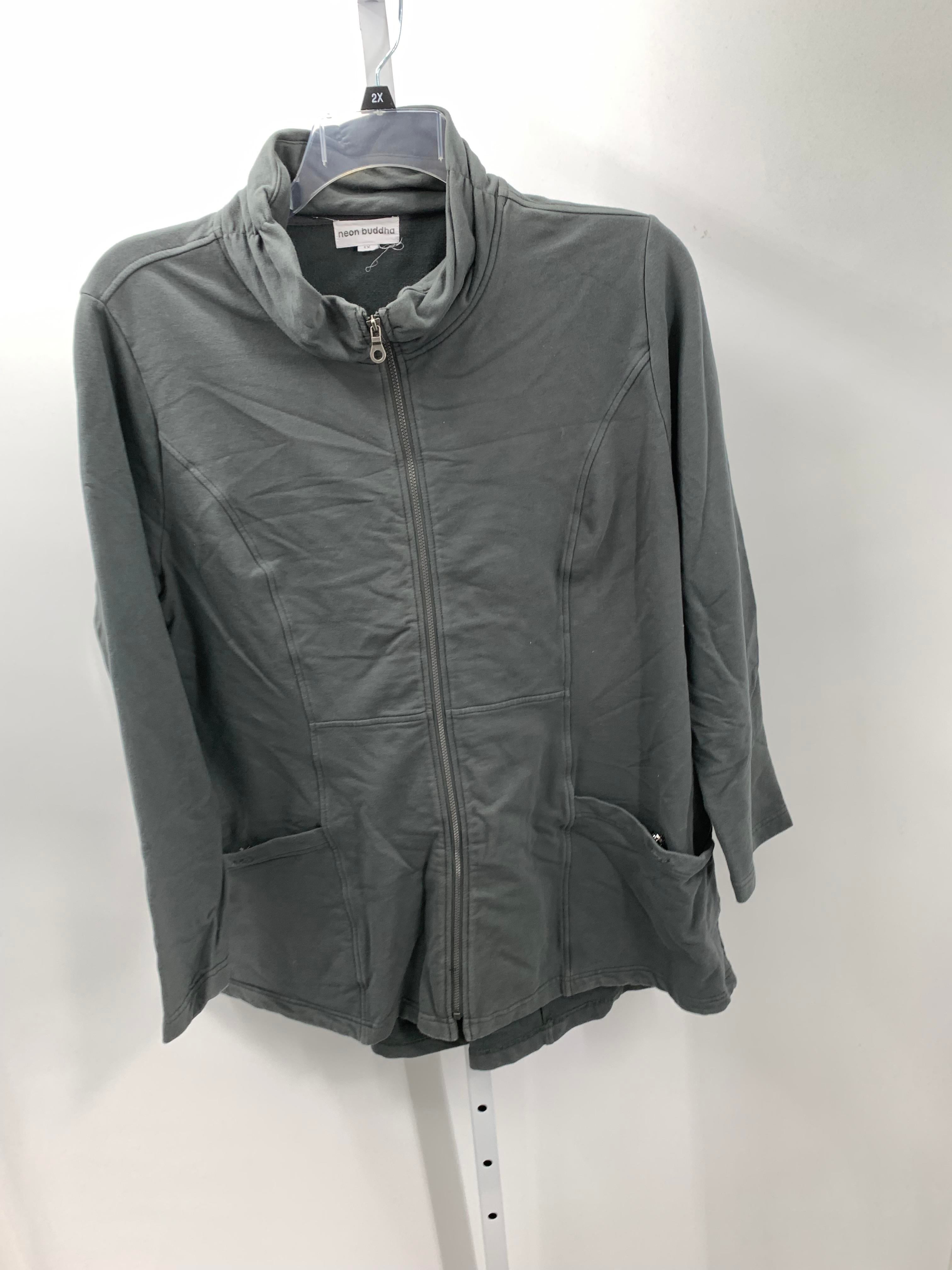 Size 1X Womens Sweat Jacket
