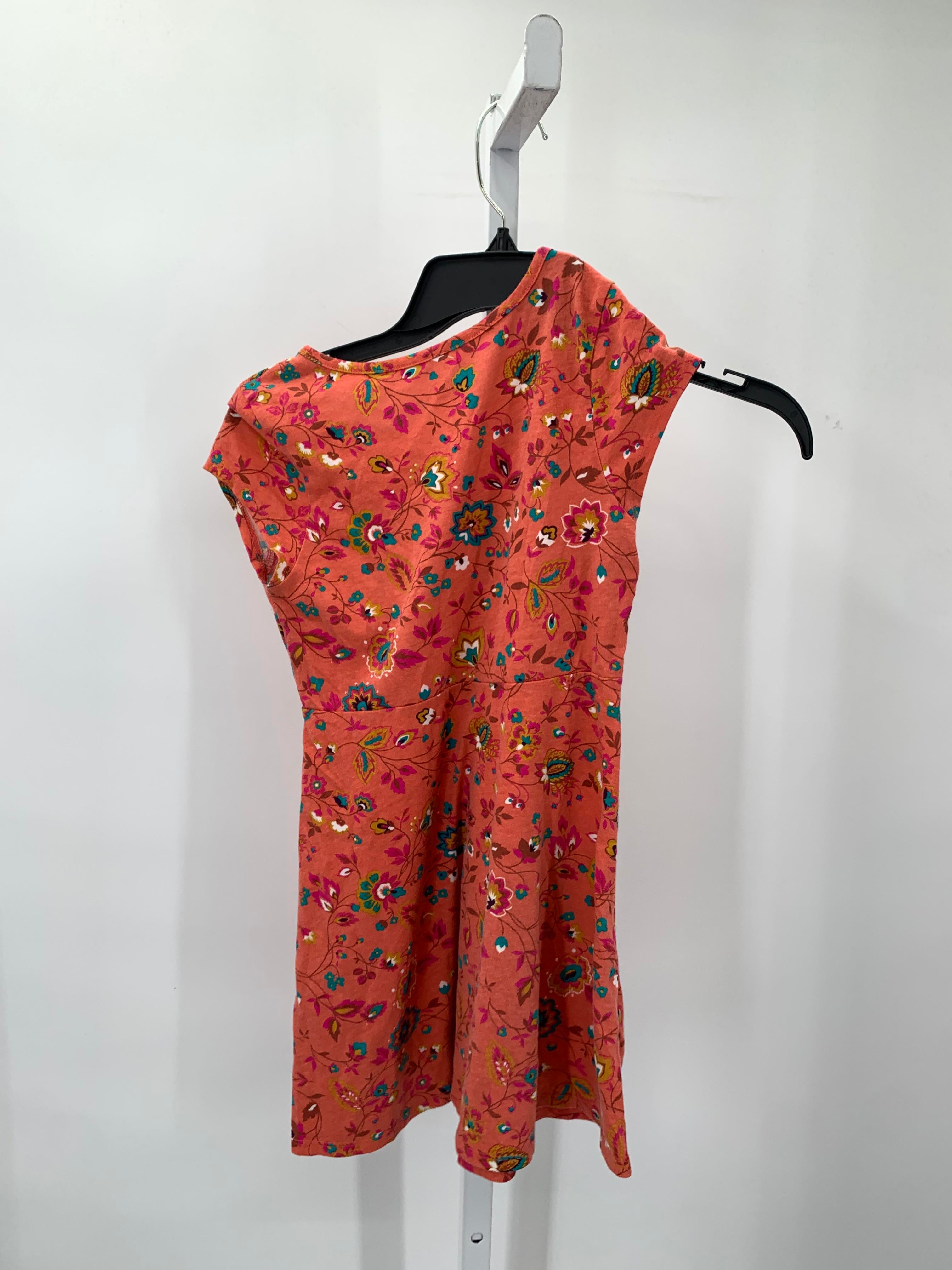 Wonder Nation Size 7-8 Girls Short Sleeve Dress