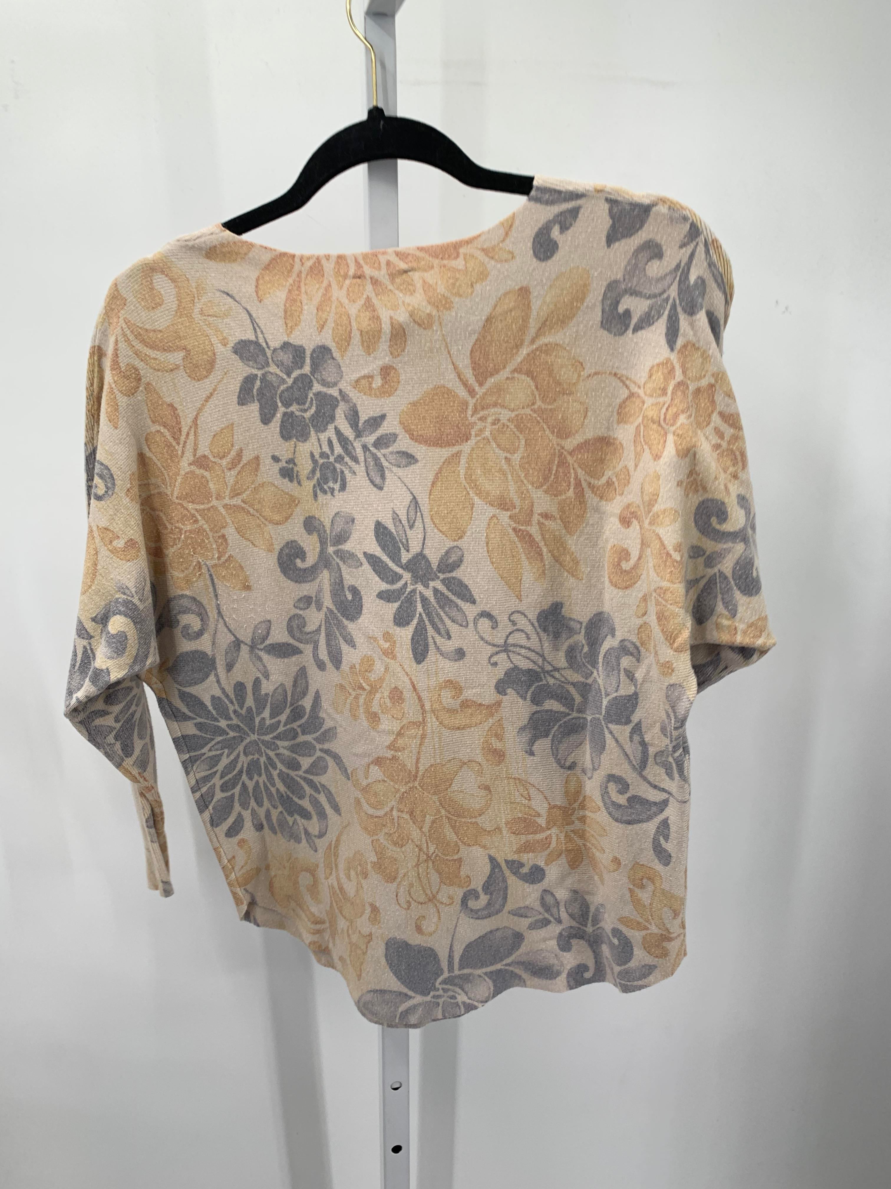 Sincerely Pooh Size Medium Misses 3/4 Sleeve Sweater