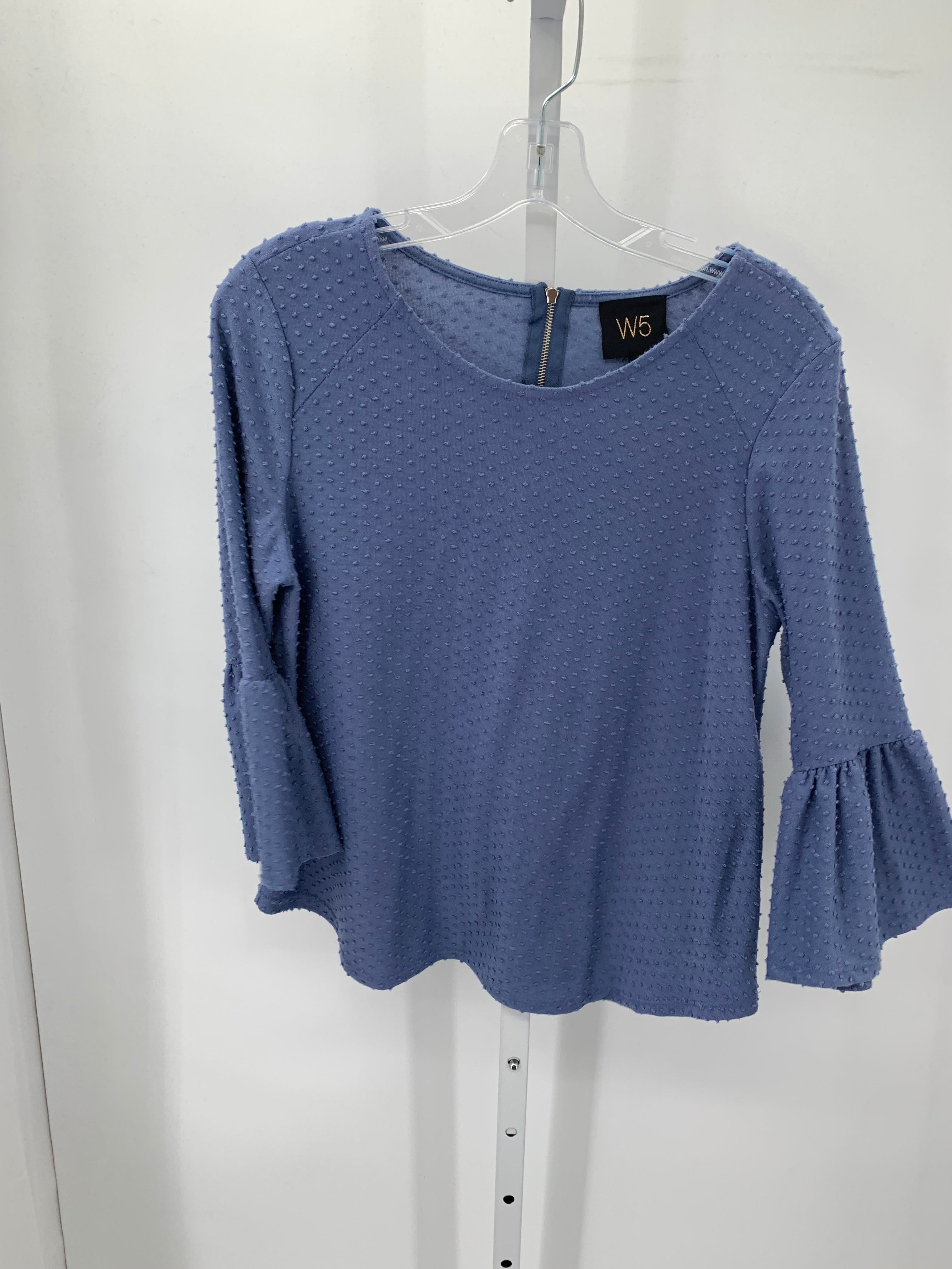 W5 Size Small Misses 3/4 Sleeve Shirt