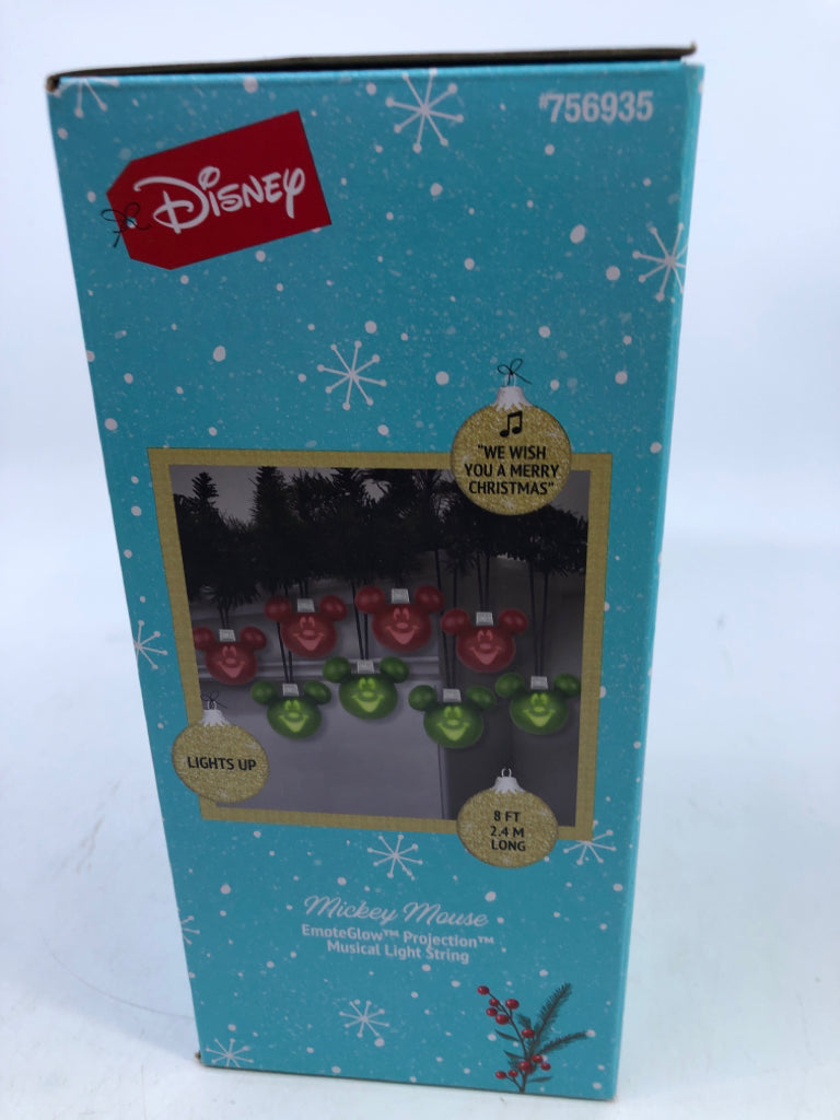 NIB MICKEY MOUSE MUSICAL LIGHT STRING.