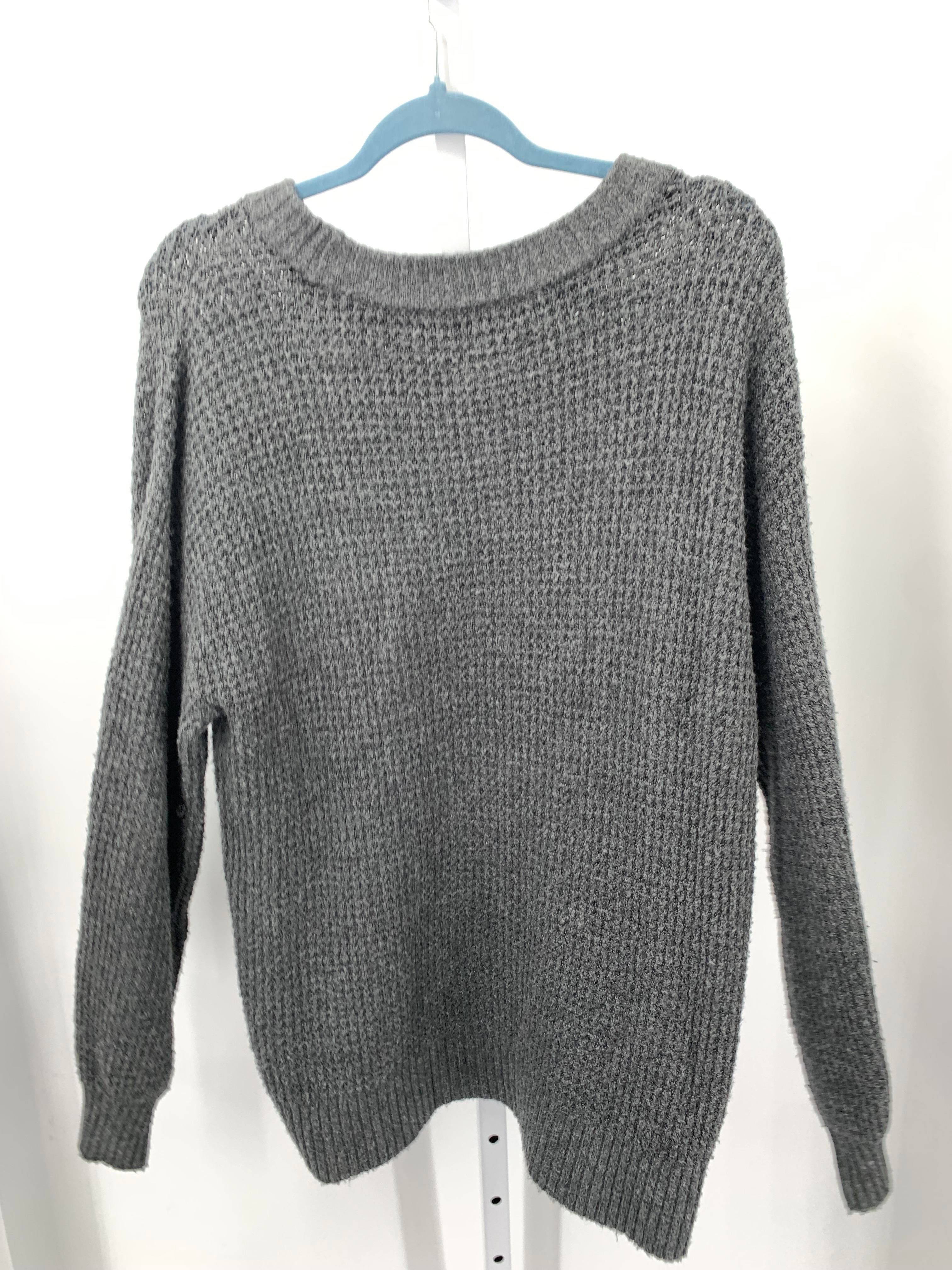WAFFLE KNIT SWEATER