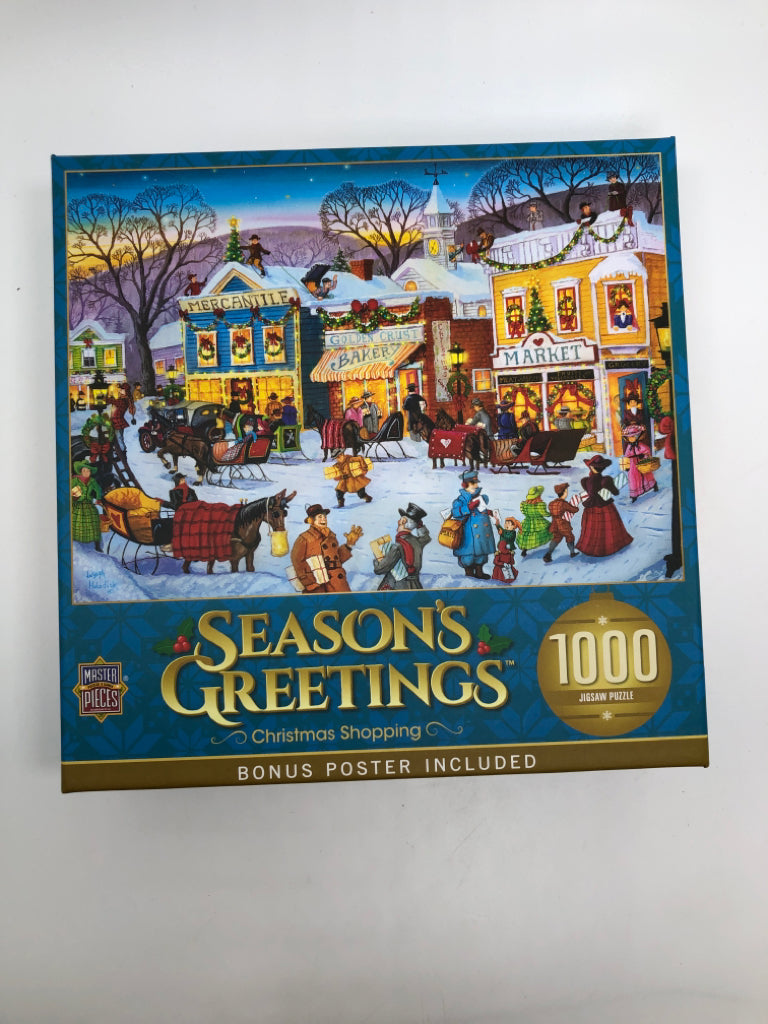 NIB CHRISTMAS SHOPPING PUZZLE.