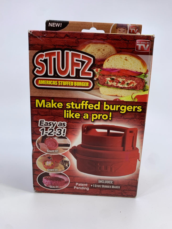 STUFFED BURGER MAKER IN BOX.