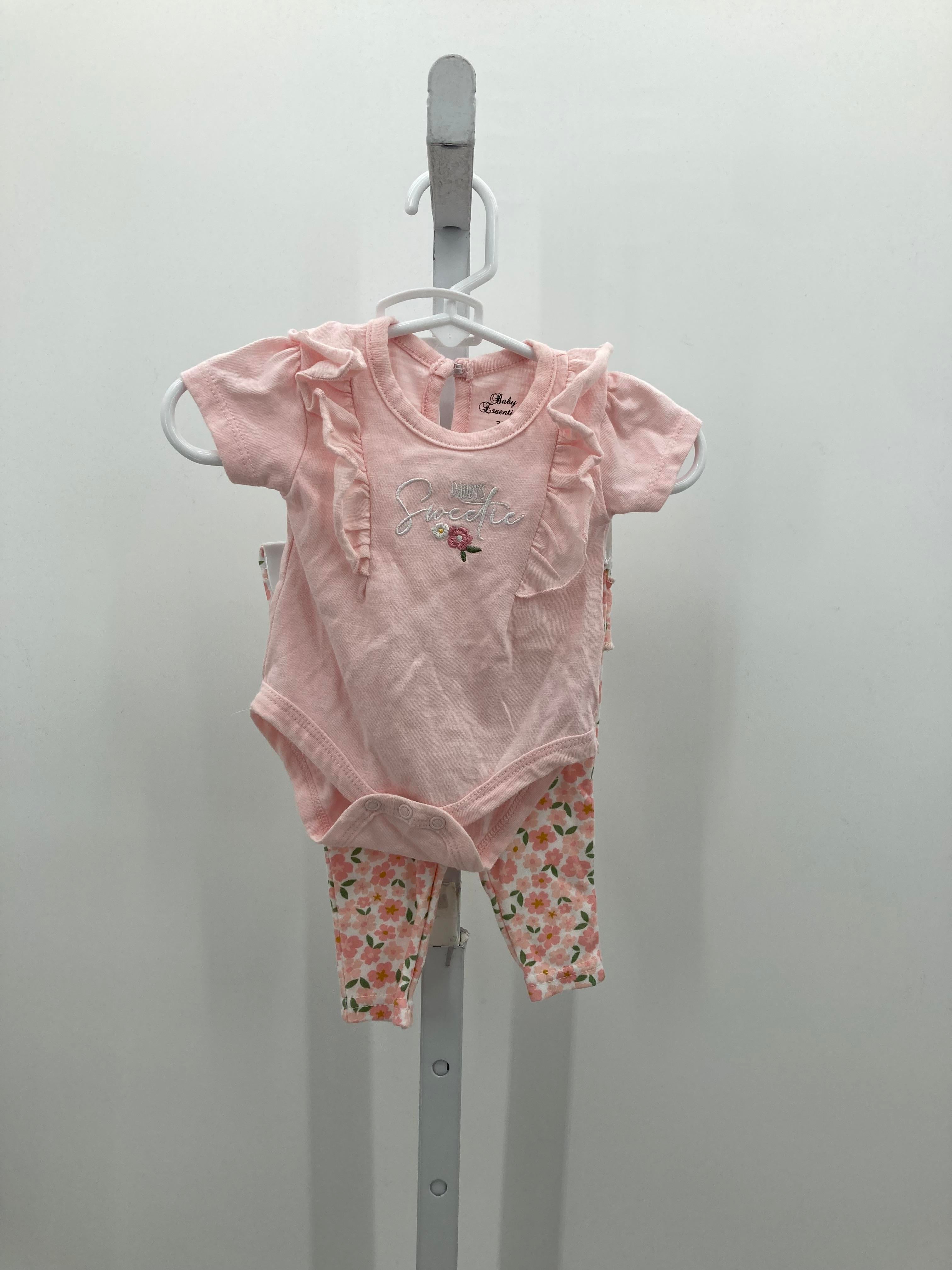 Baby Essentials Size 3 Months Girls 2 Pieces