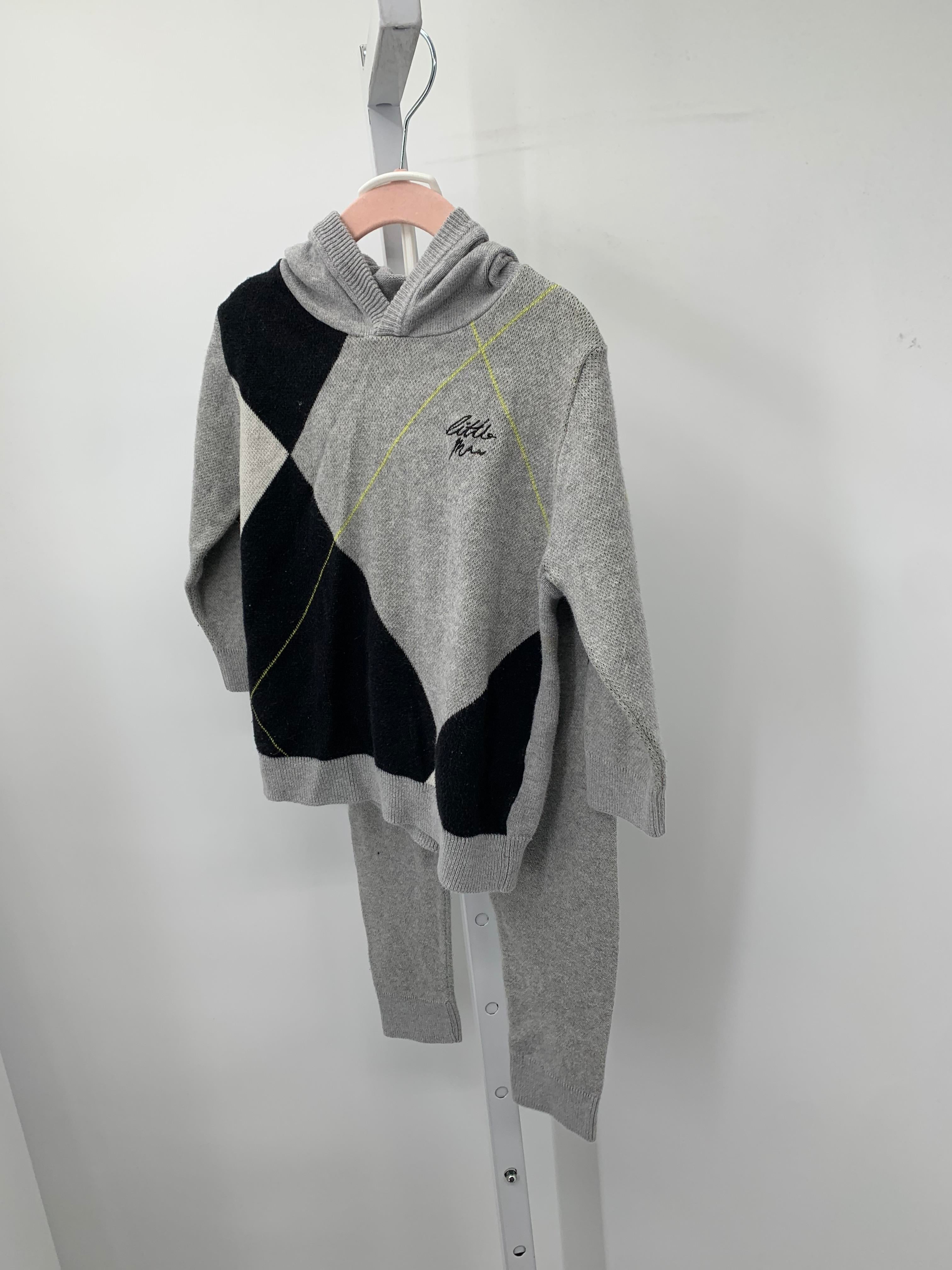 LITTLE MAN HOODED SWEATER AND PANTS