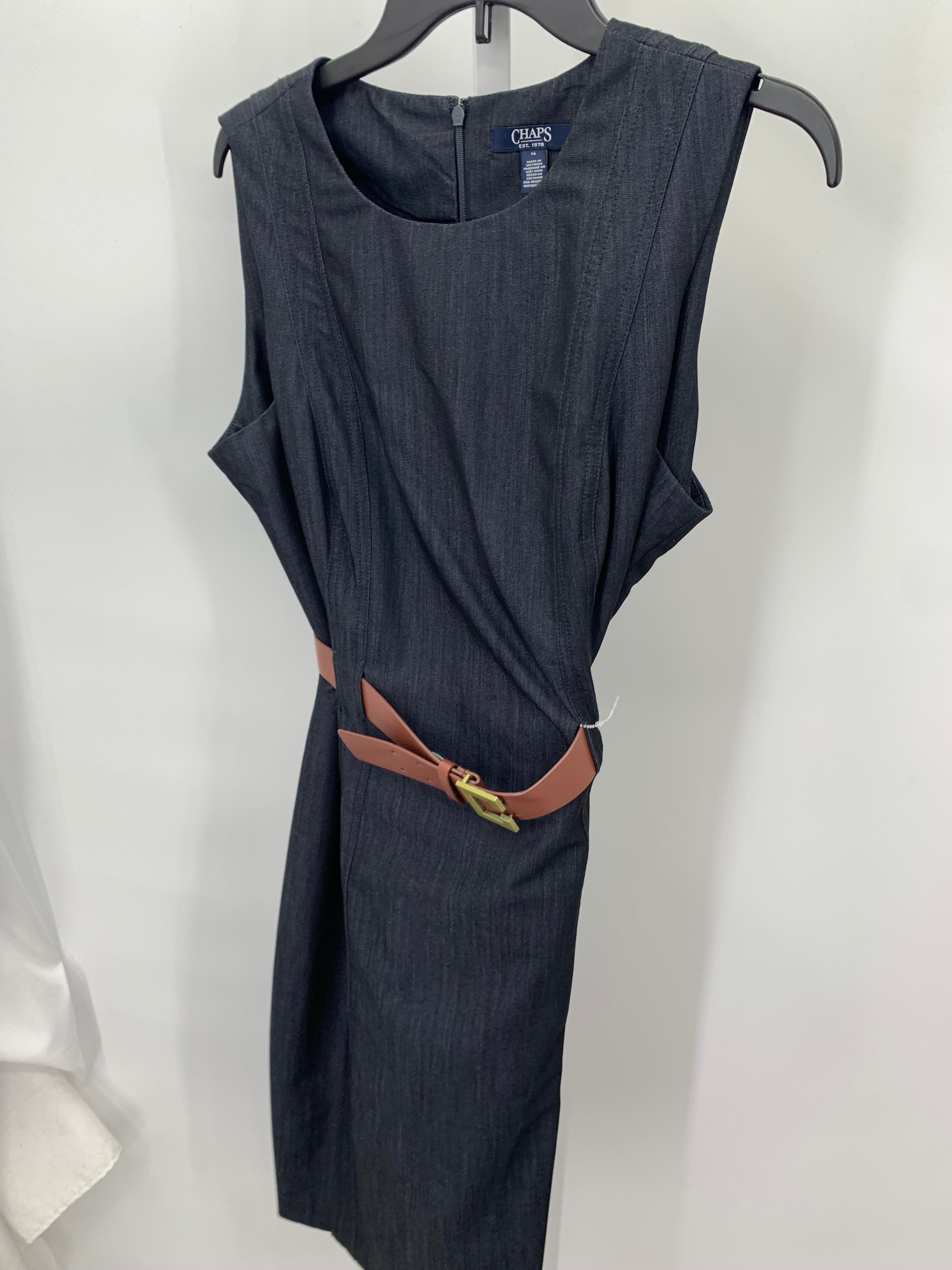 Chaps Size 14 Misses Sleeveless Dress