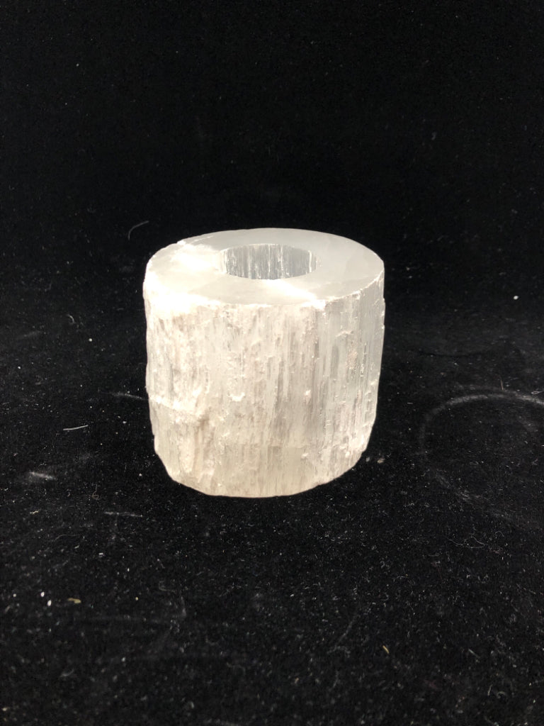 CRYSTAL ETCHED VOTIVE HOLDER.