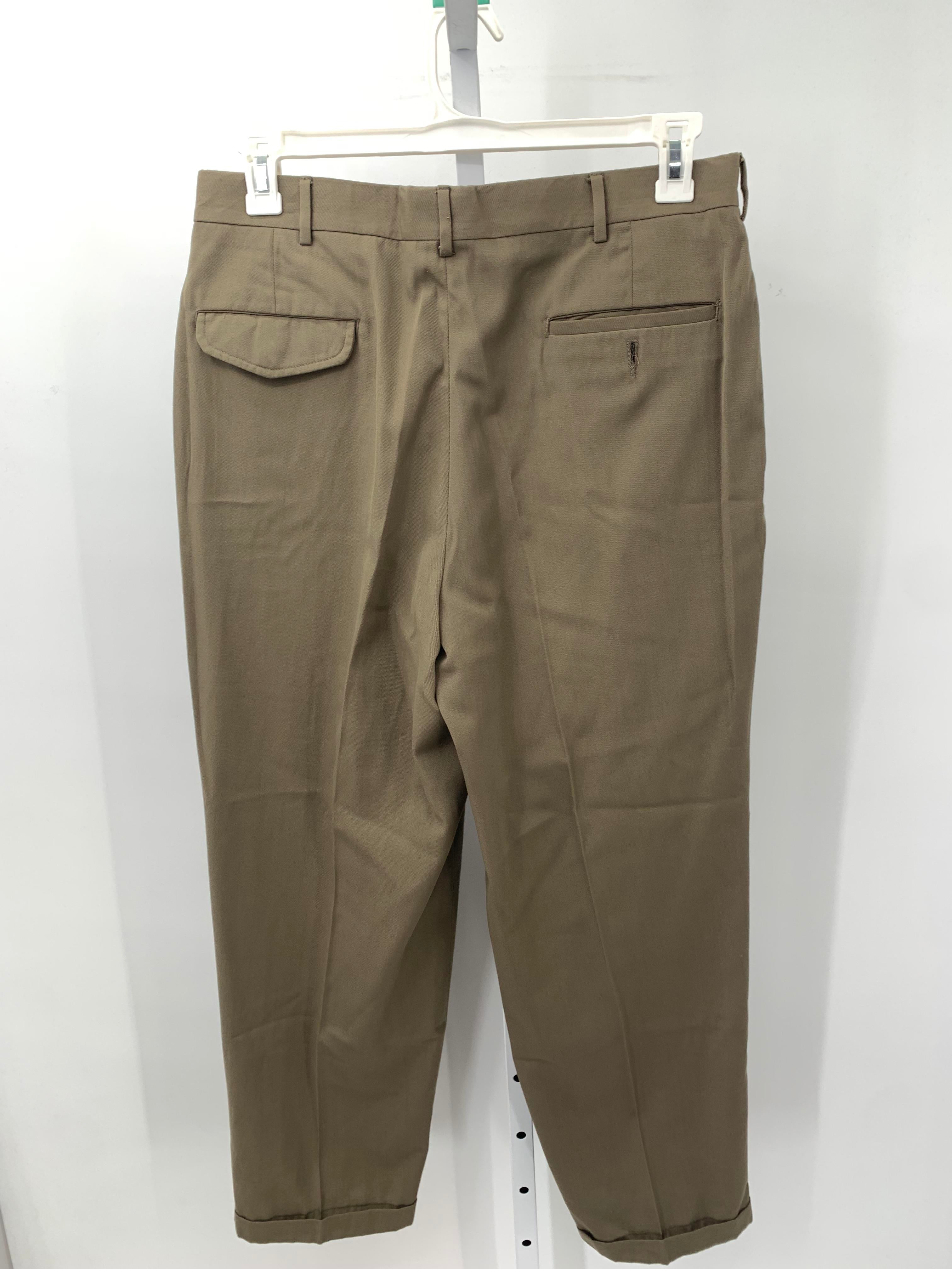PLEATED FRONT PANTS