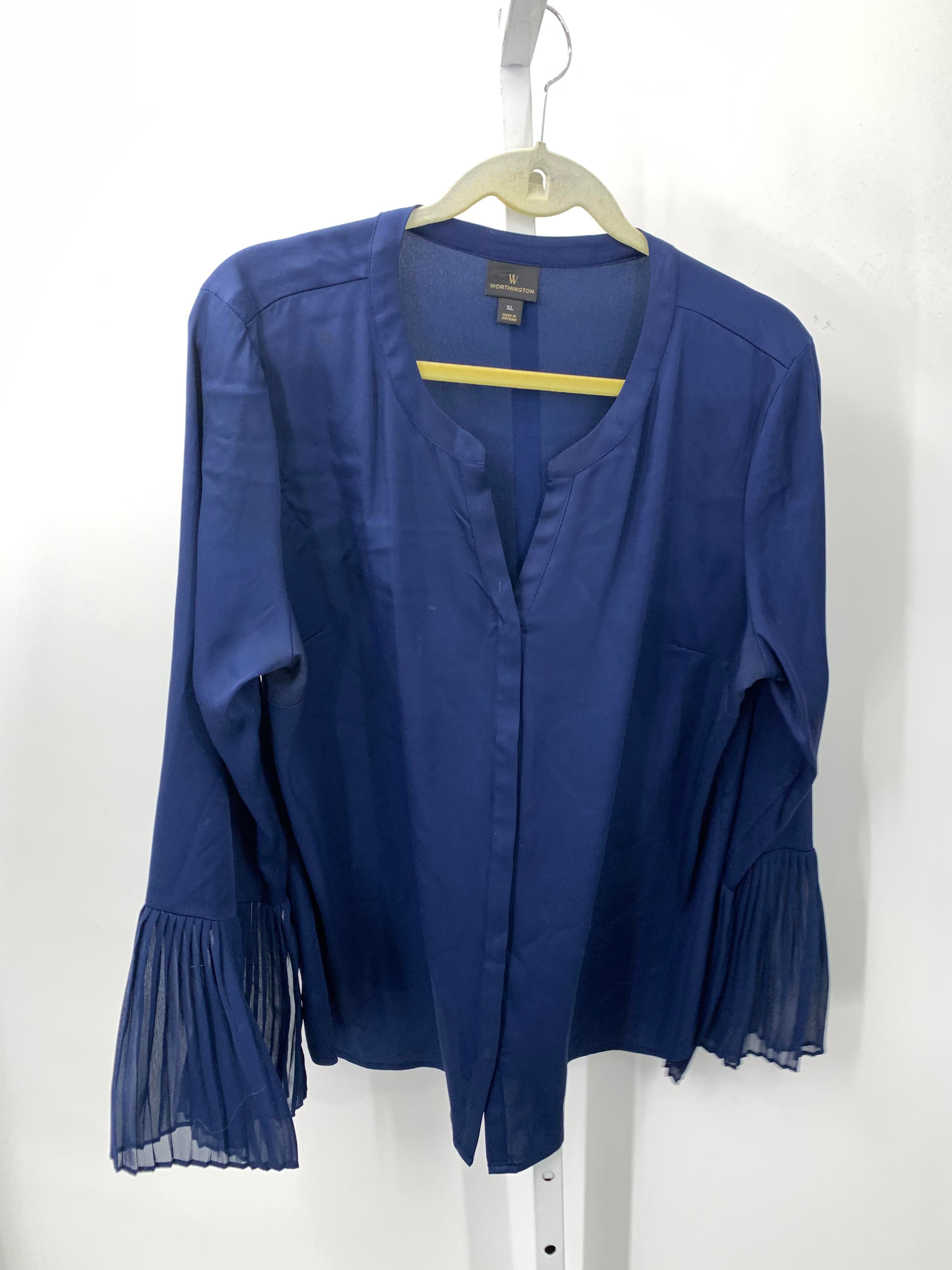 Worthington Size Extra Large Misses Long Sleeve Shirt