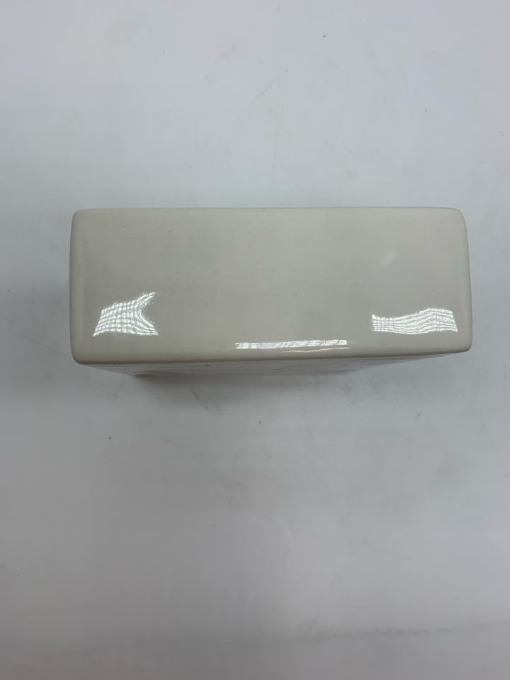 RAE DUNN START WITH YES CERAMIC BLOCK.