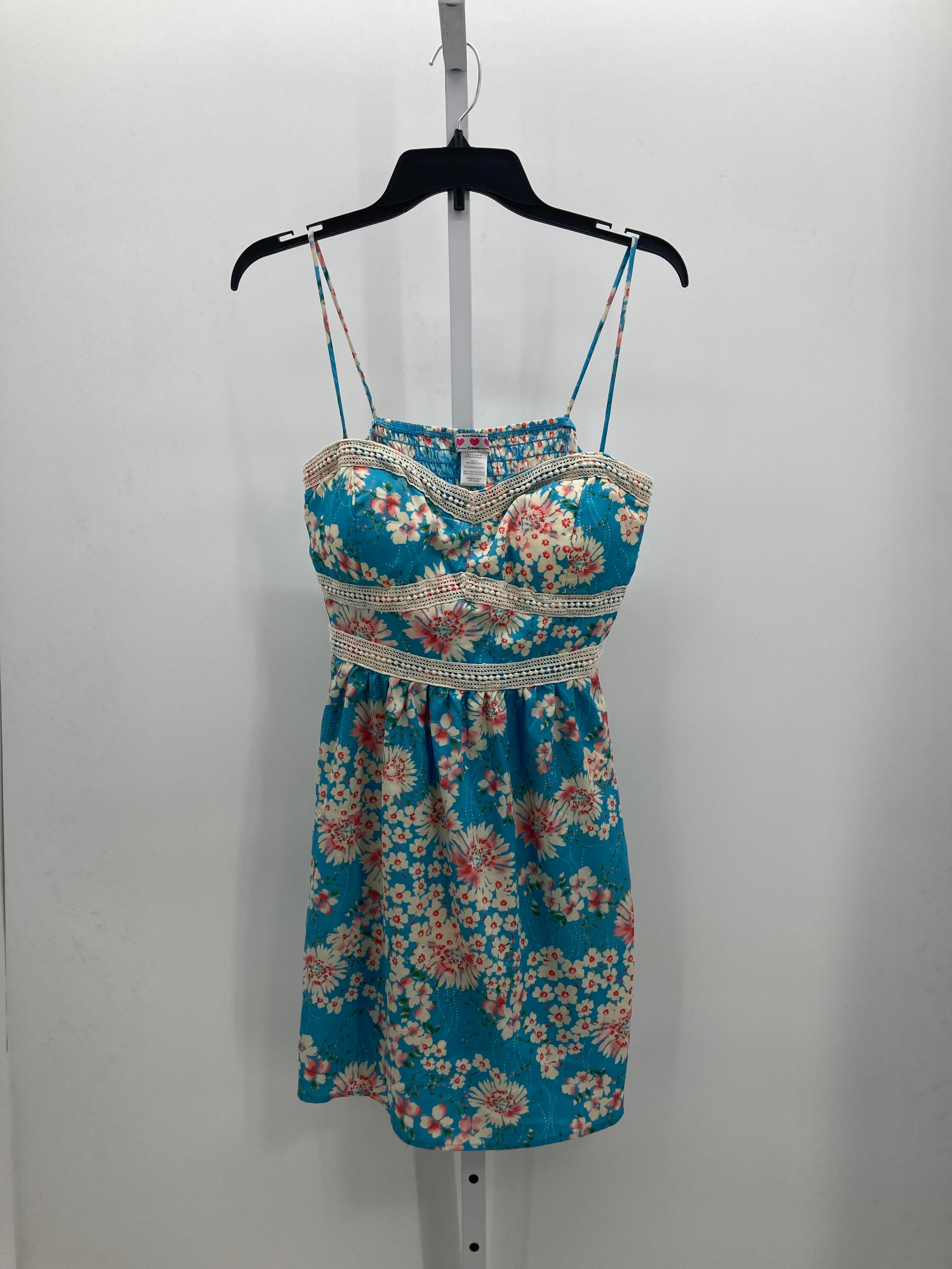 Three Pink Hearts Size Extra Large Juniors Sundress
