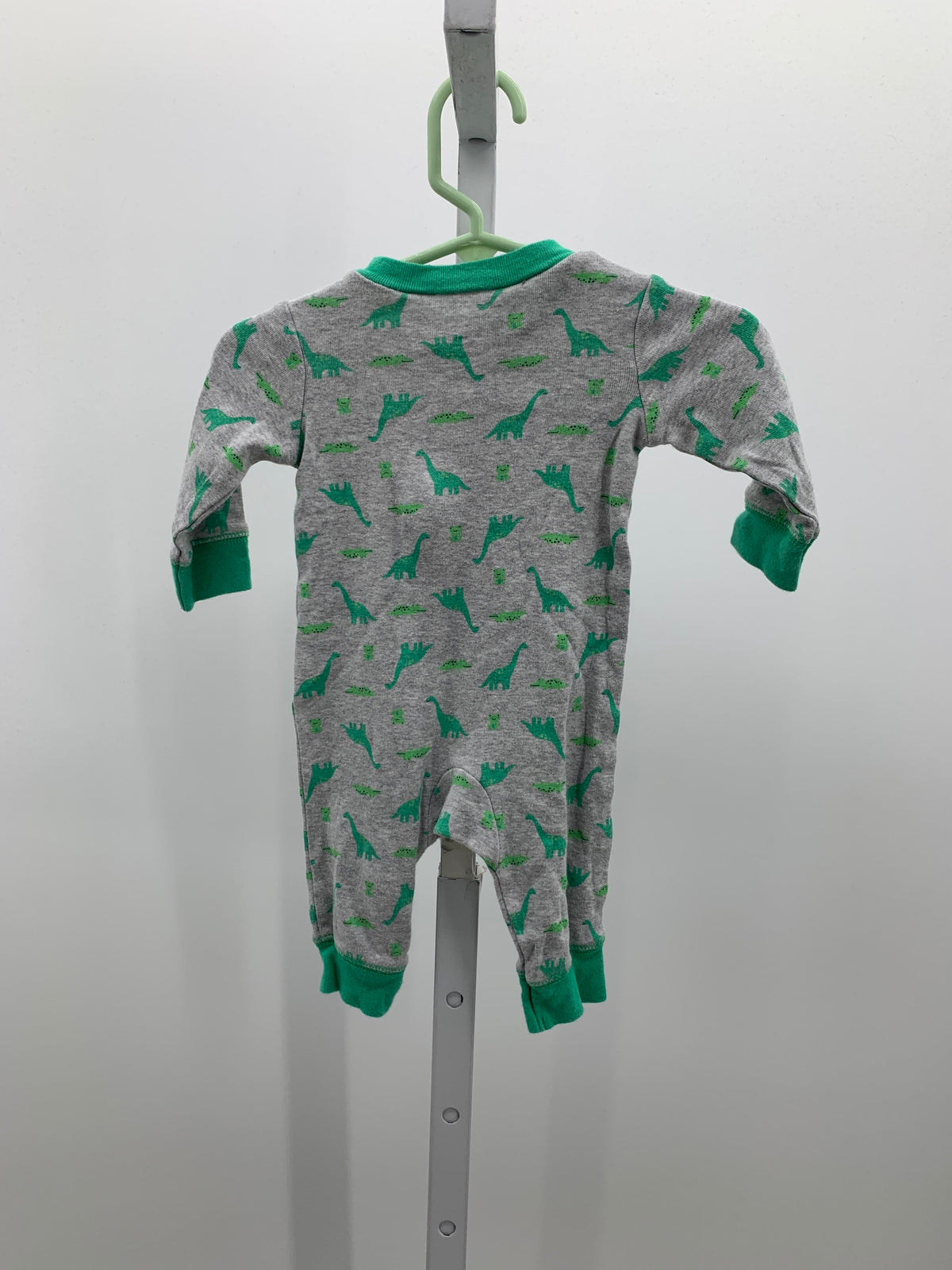 GREEN DINOS KNIT