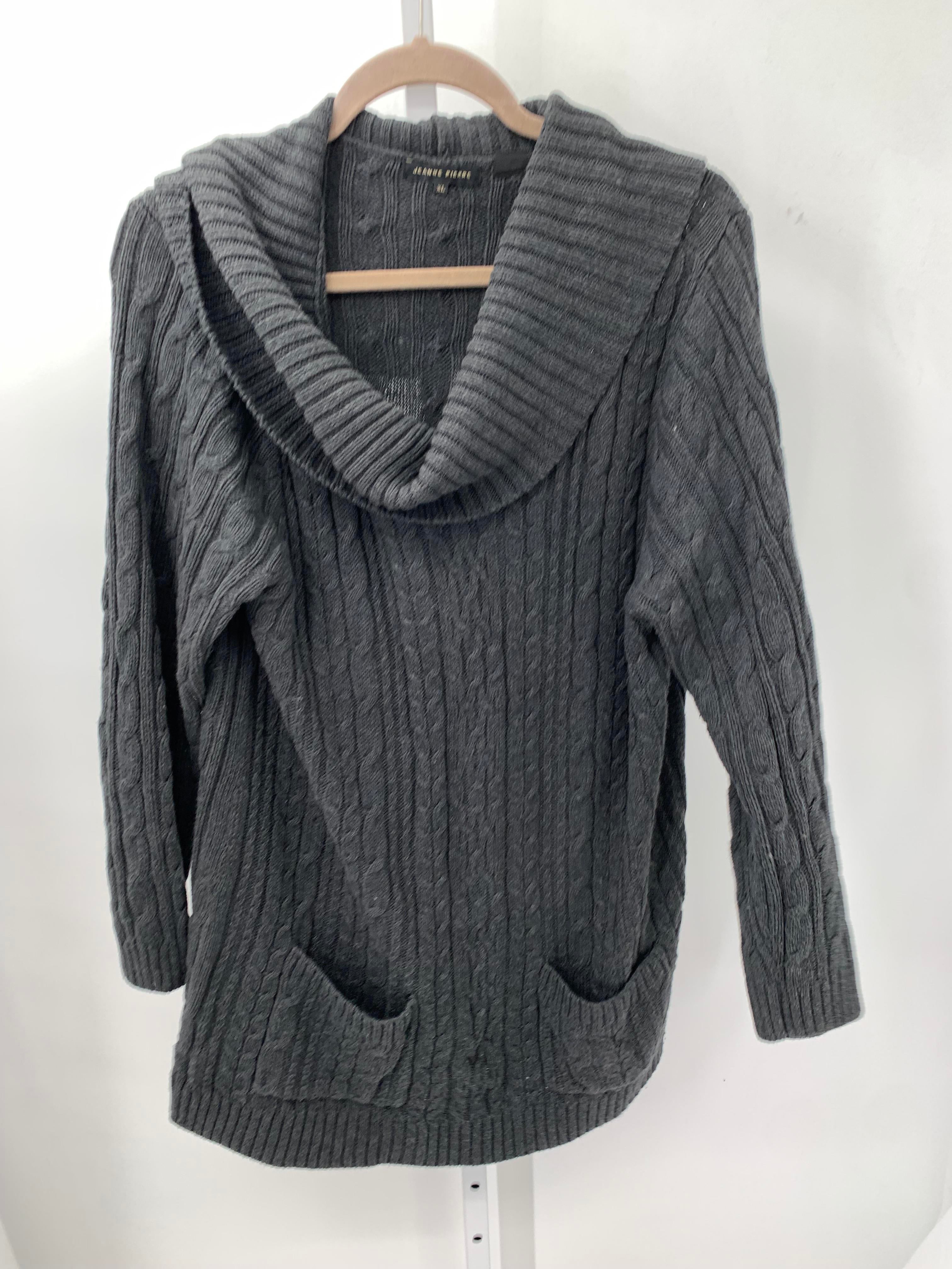 Jeanne Pierre Size Extra Large Misses Long Slv Sweater