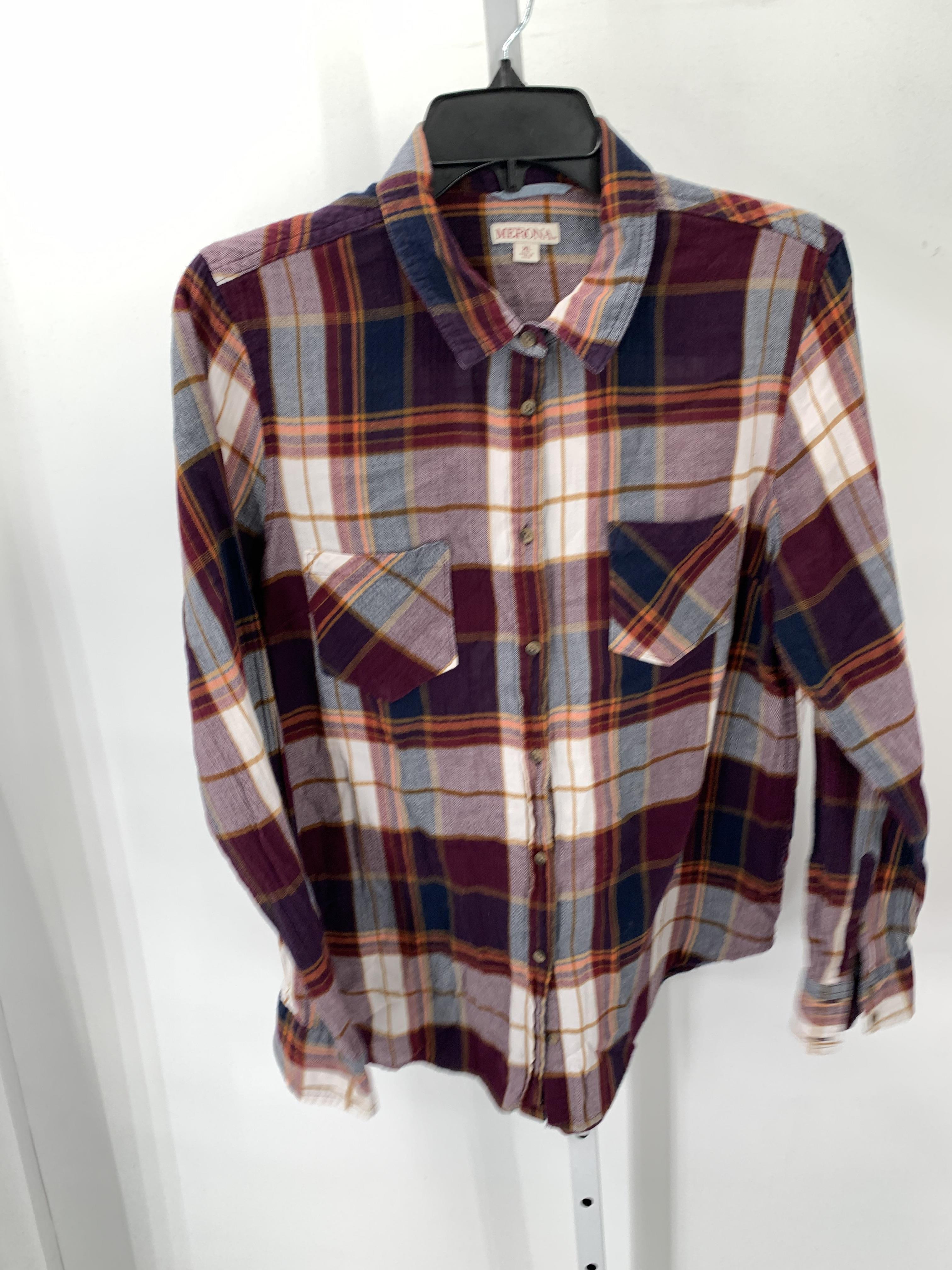 Merona Size Extra Large Misses Long Sleeve Shirt