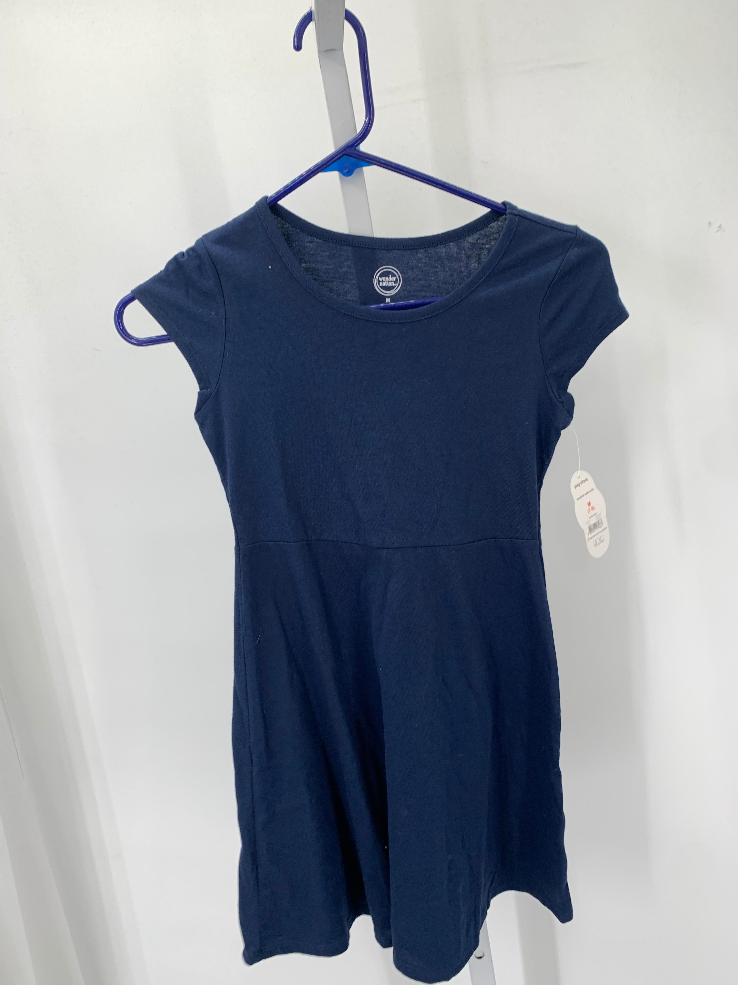 Wonder Nation Size 7-8 Girls Short Sleeve Dress