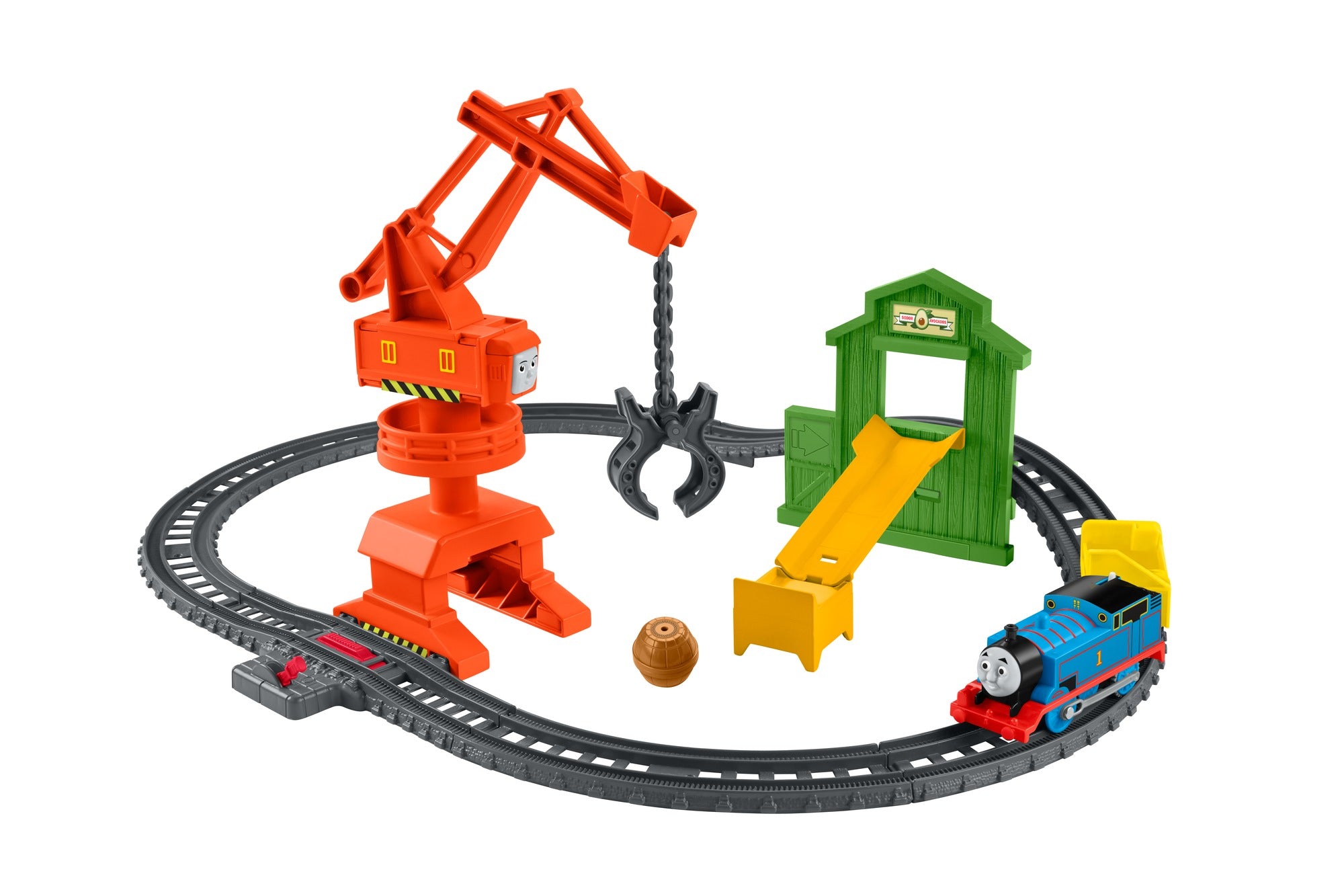 Thomas & Friends GHK83 Fisher Price Cassia Crane & Cargo Set -  Motorised -